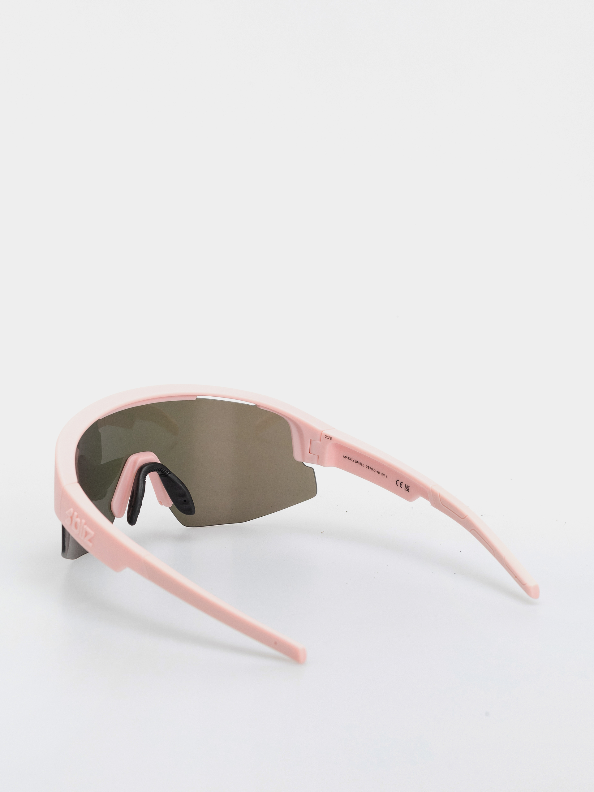 Bliz Matrix Small Sunglasses (matt powder pink/brown w rosé multi)