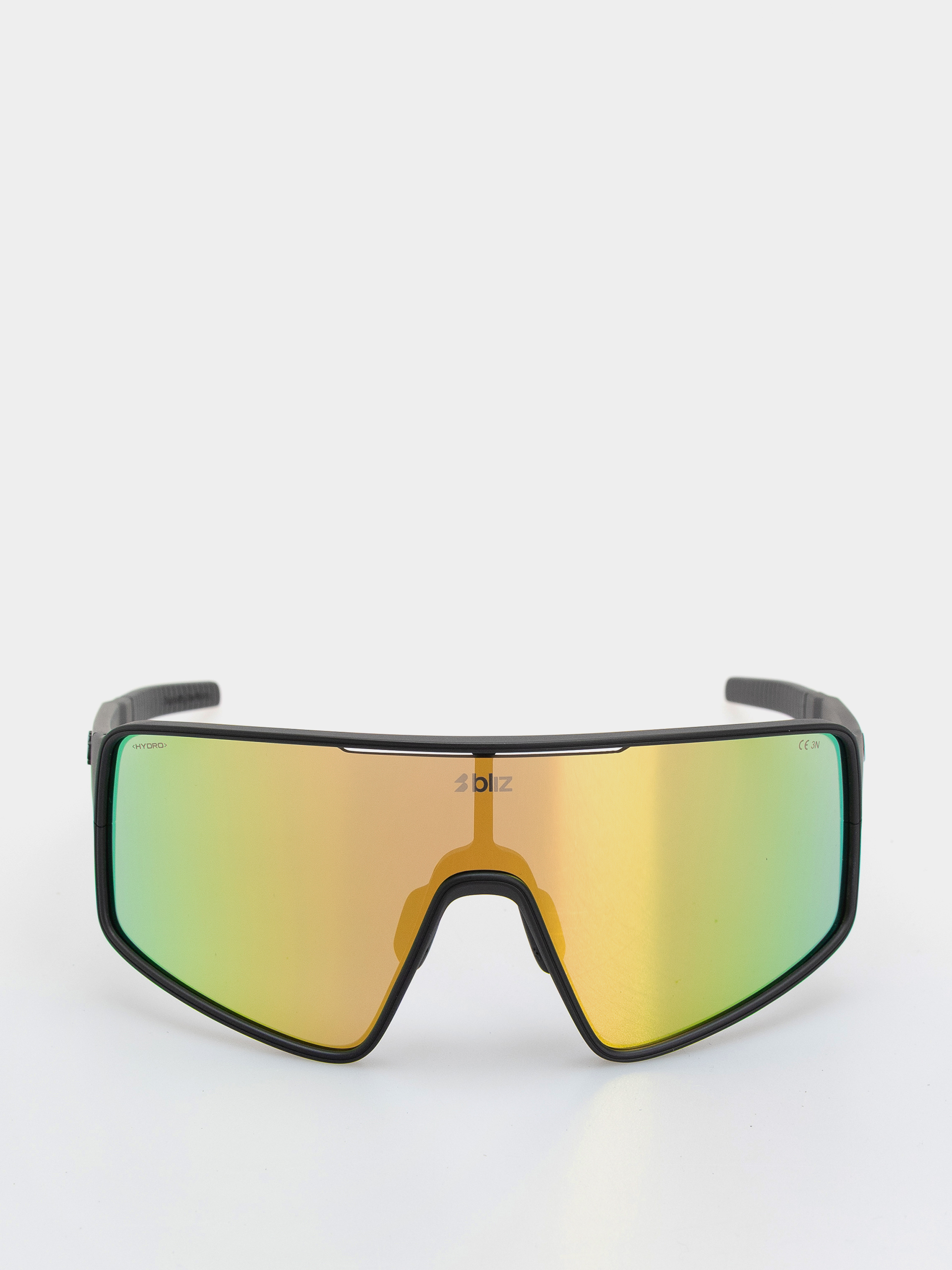 Bliz P001 Sunglasses (matt black/brown w green multi)