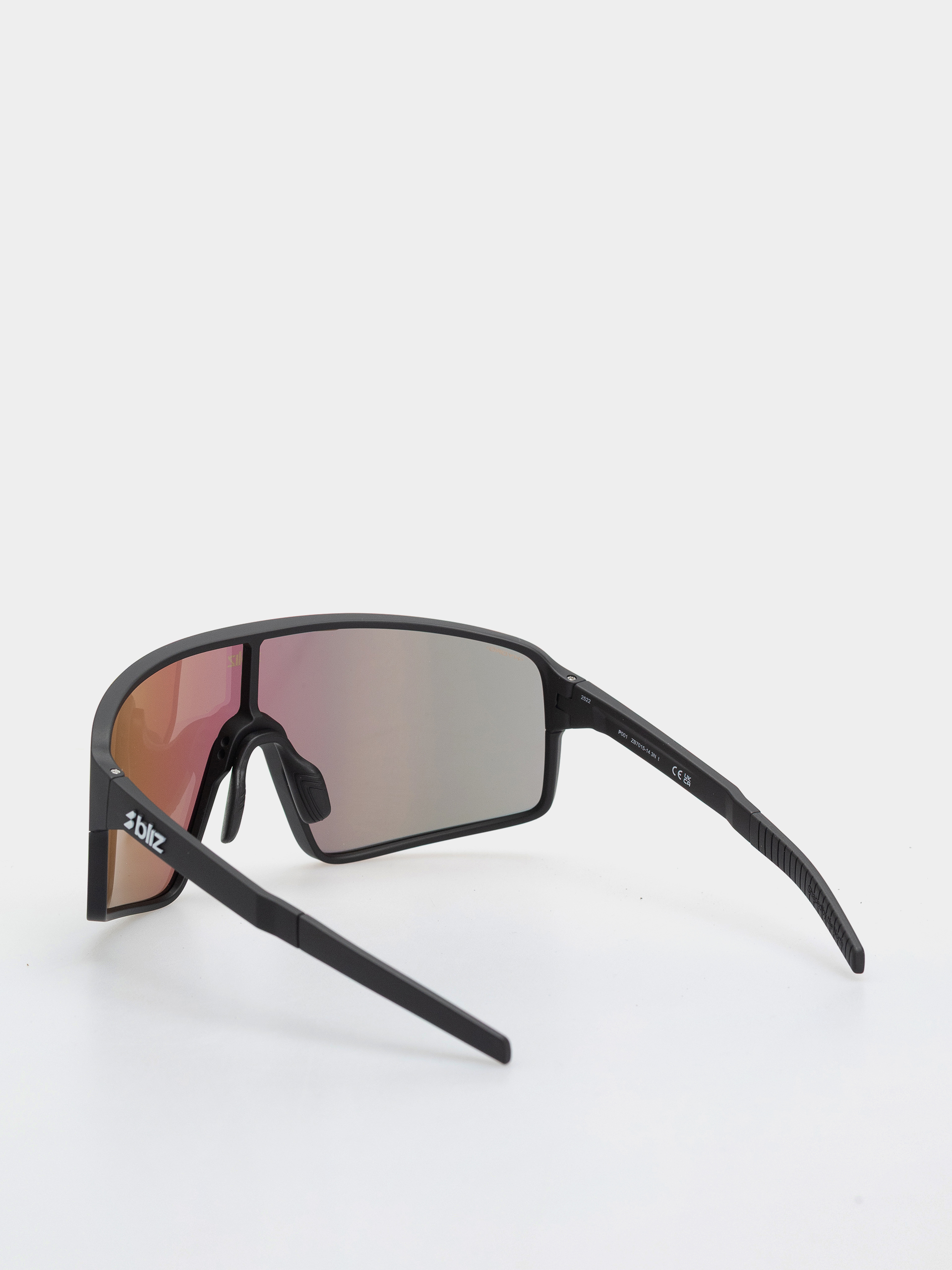 Bliz P001 Sonnenbrille (matt black/brown w green multi)