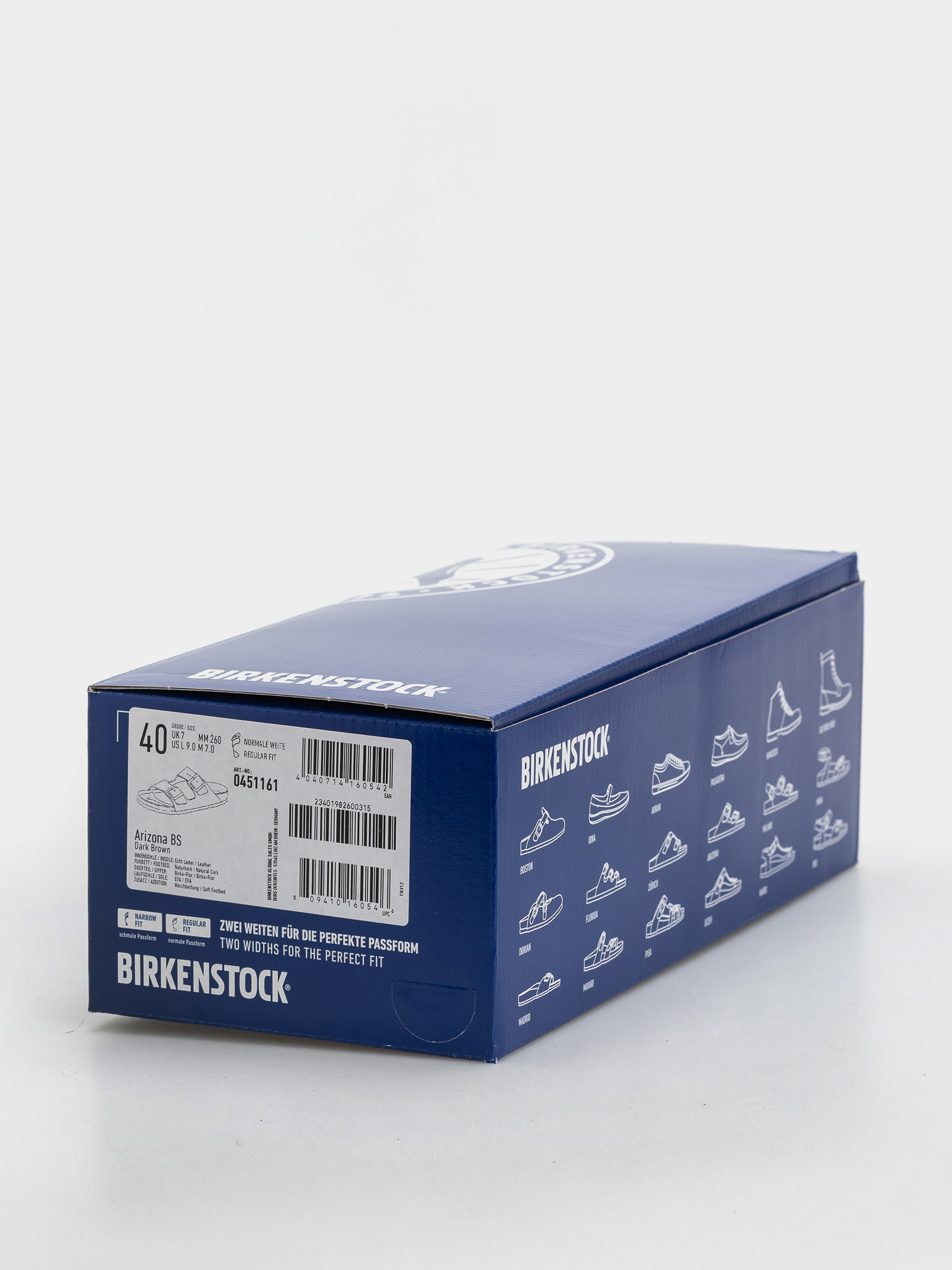 Birkenstock Arizona Soft Footbed Birko Flor Regular Flip-flops (dark brown)