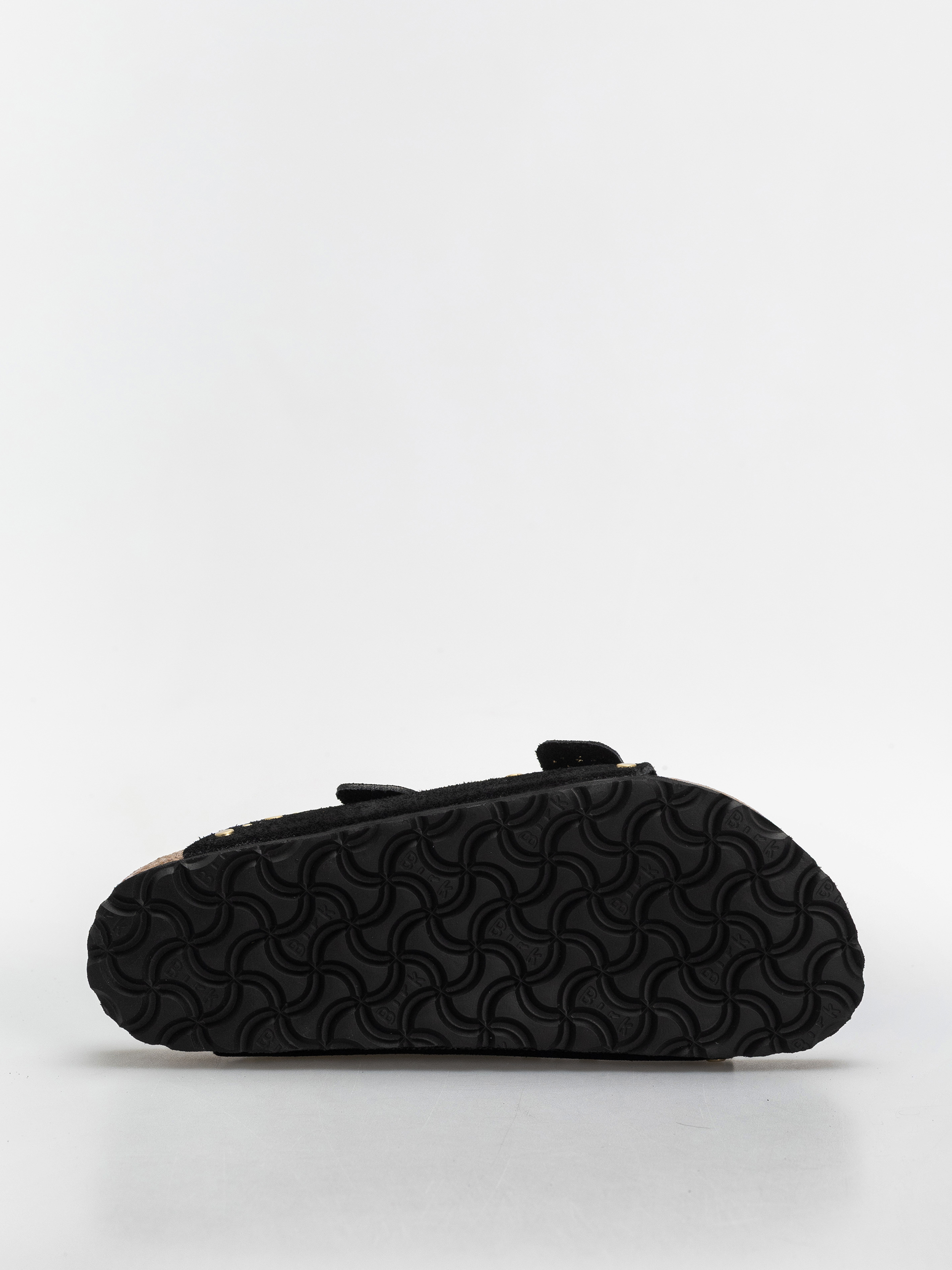 Birkenstock Arizona Rivets Suede Leather Narrow Wmn Flip-flops (black)