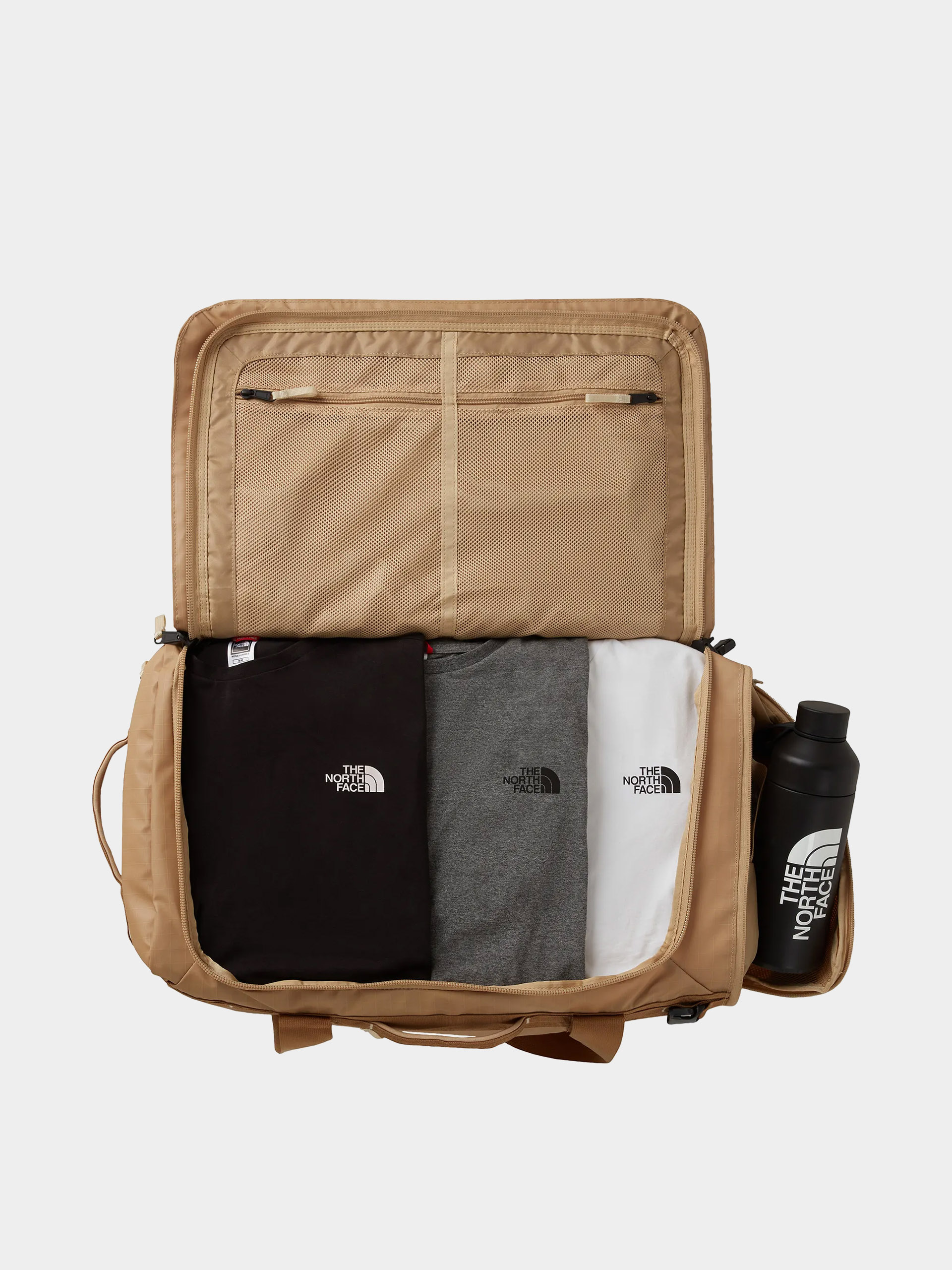 The North Face Bag Base Camp Voyager Duffel 62L - brown (khaki