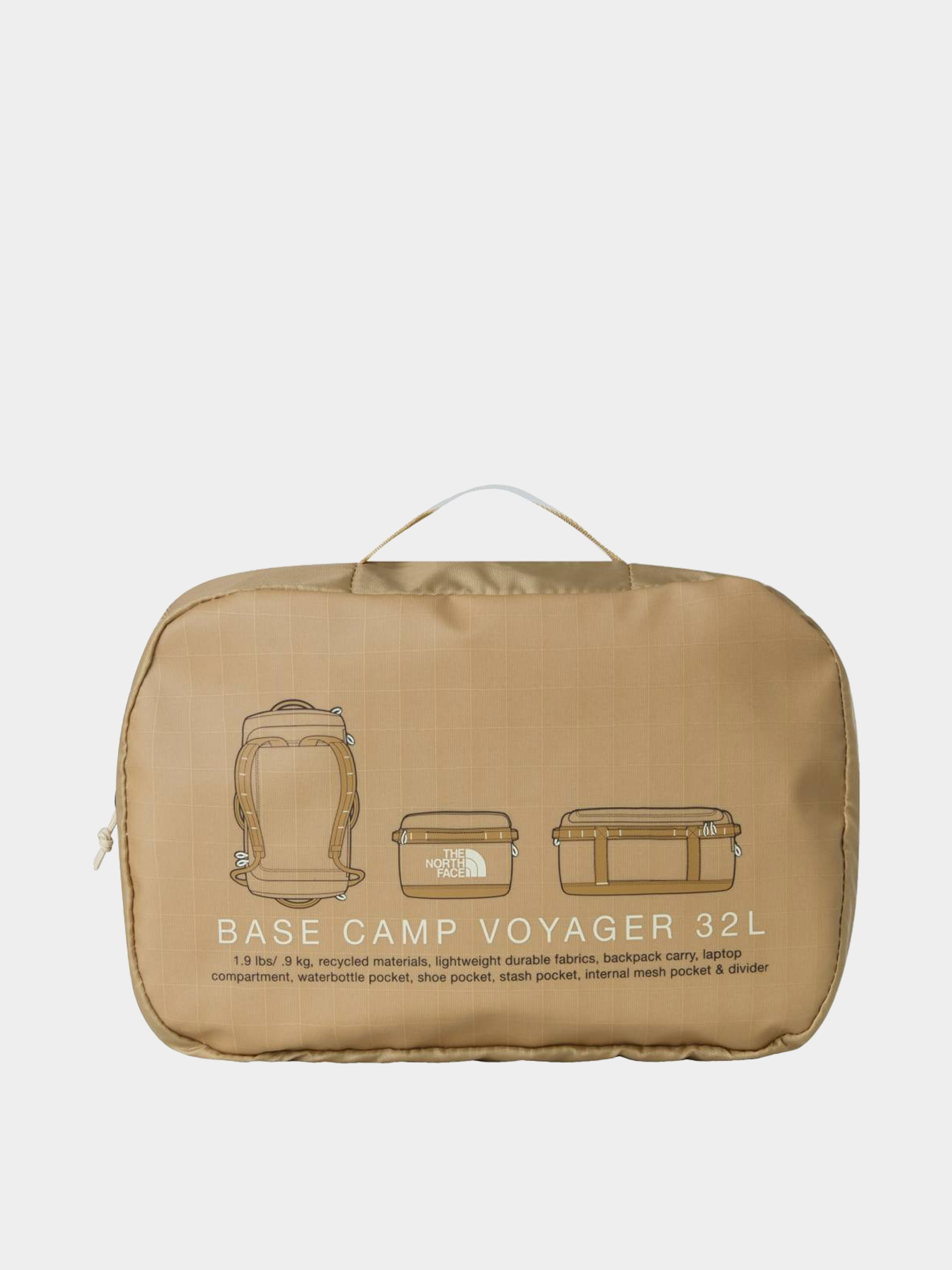The North Face Tasche Base Camp Voyager Duffel 32L (khaki stone/uti)