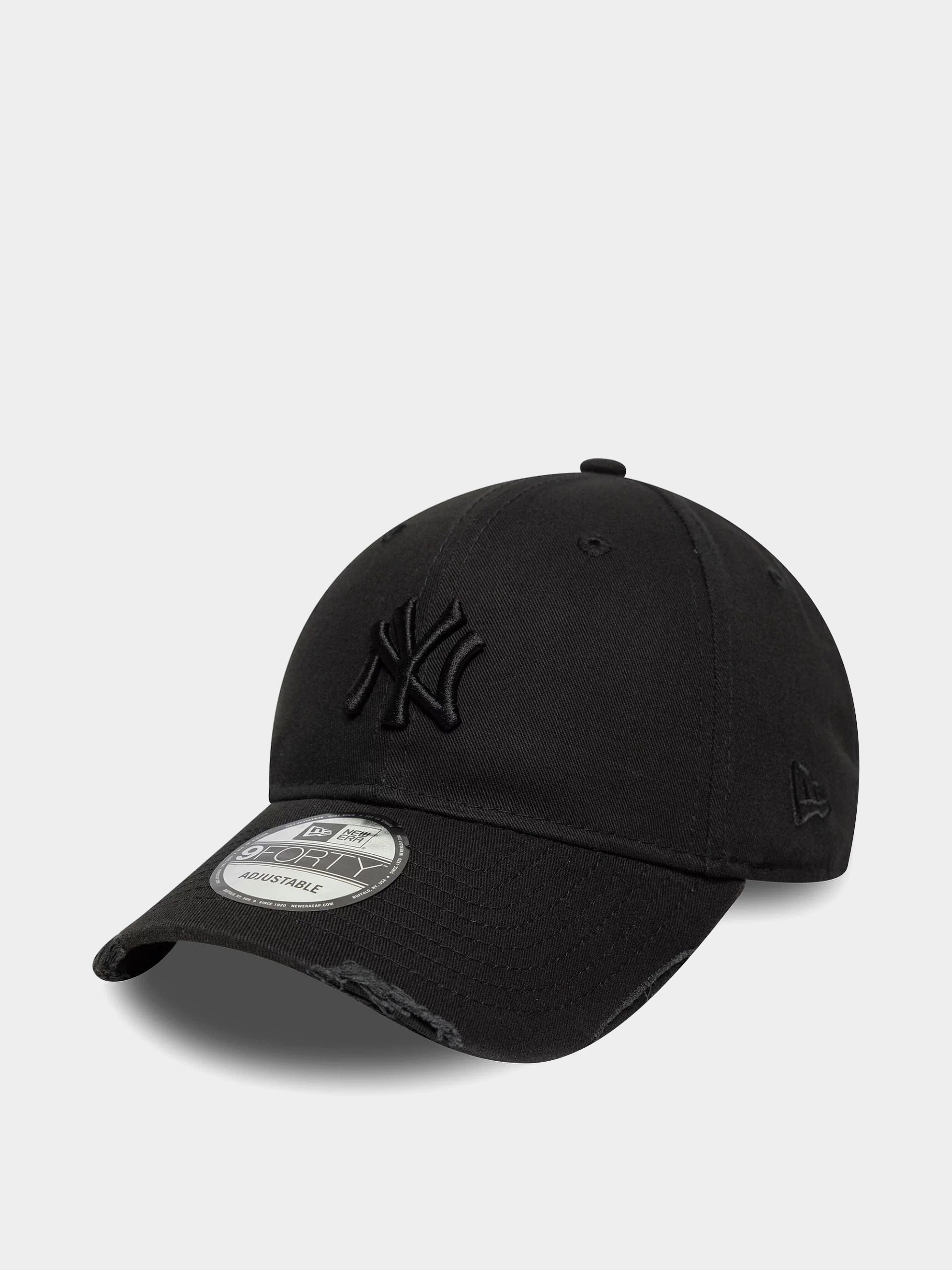 New Era Cap Wash Distress 9Forty New York Yankees - black (black)
