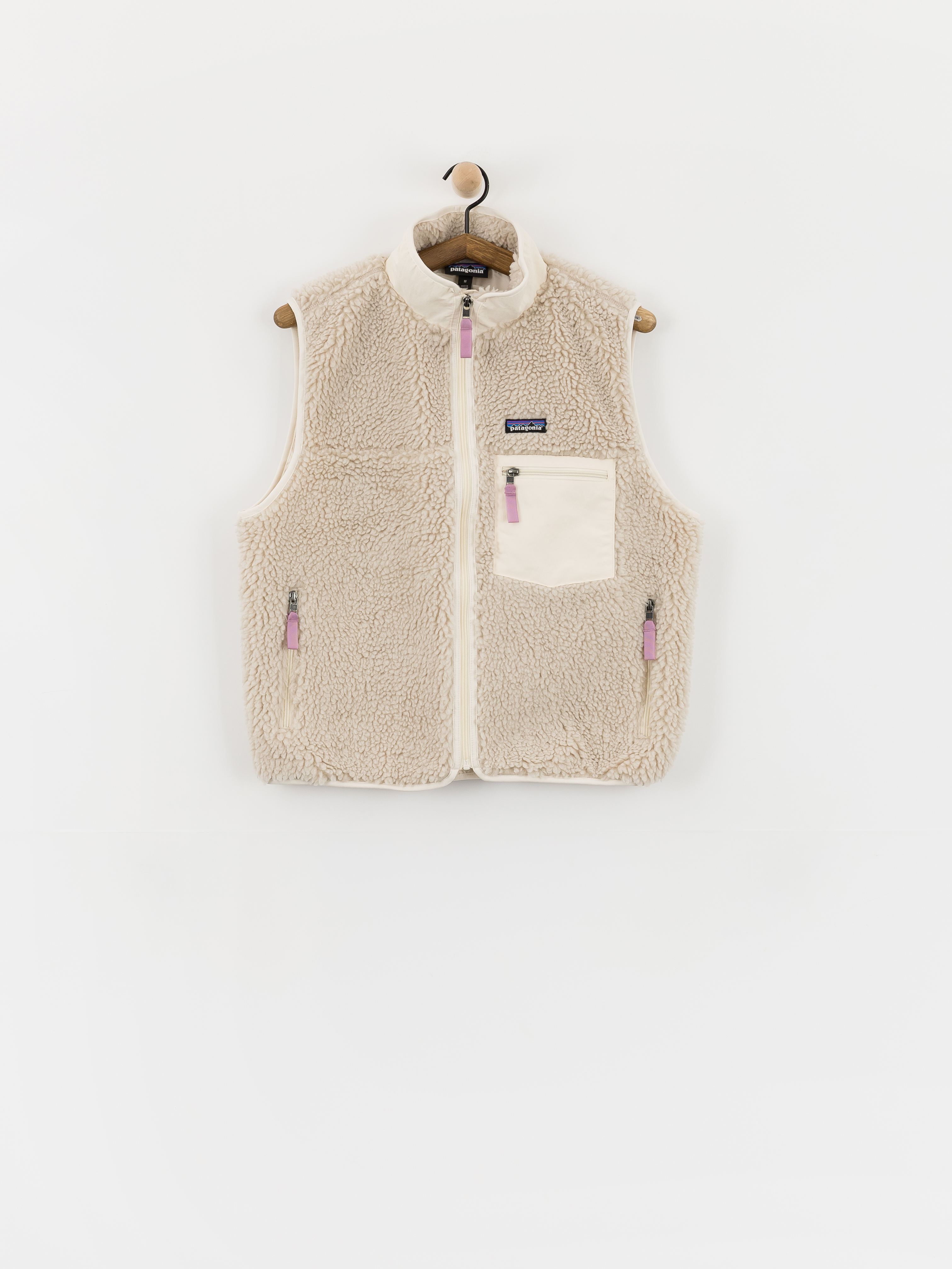 Patagonia Classic Retro X Wmn Vest (natural w/light violet)