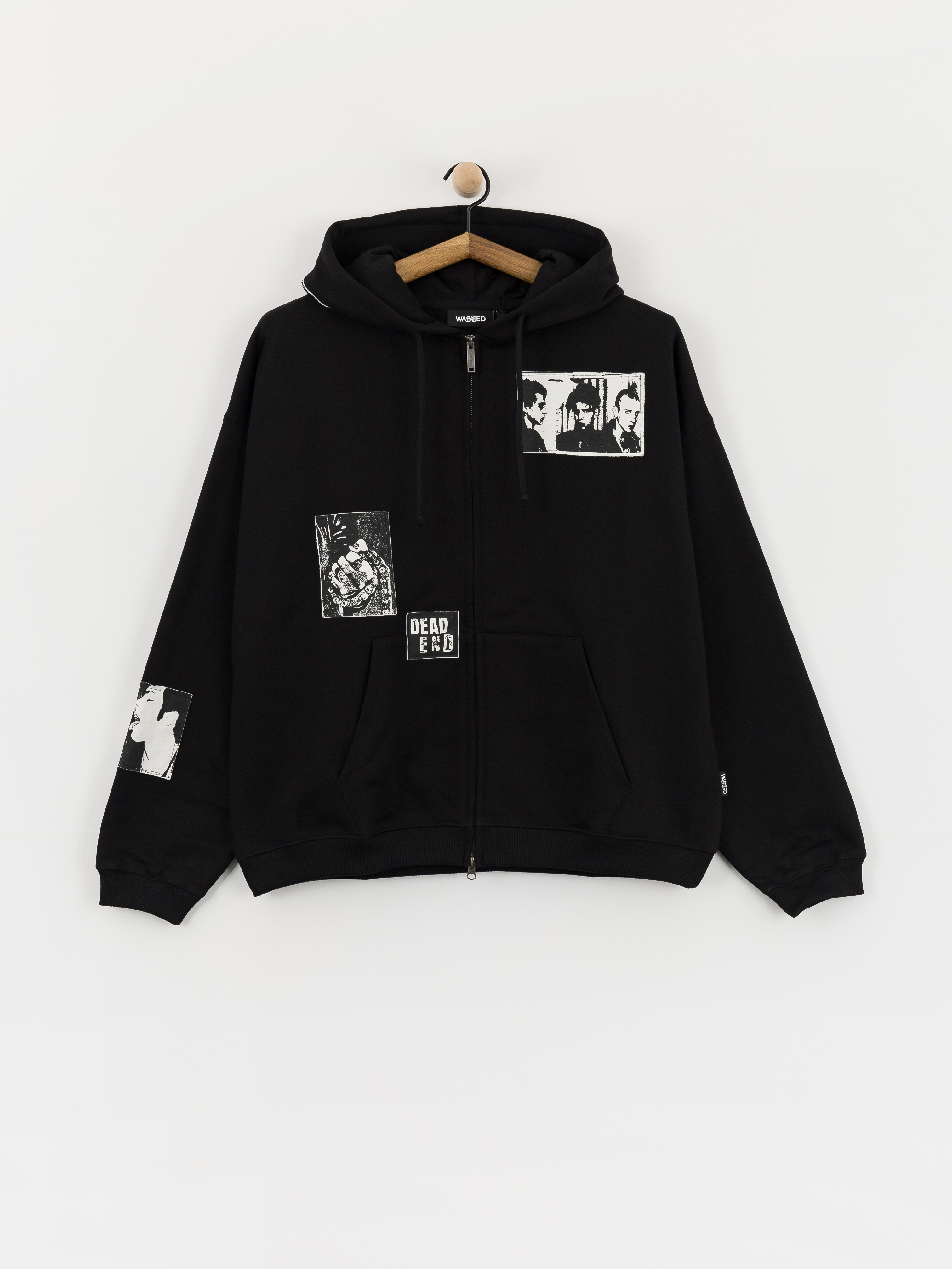Wasted Paris Taunt Boxy ZHD Hoodie (black)