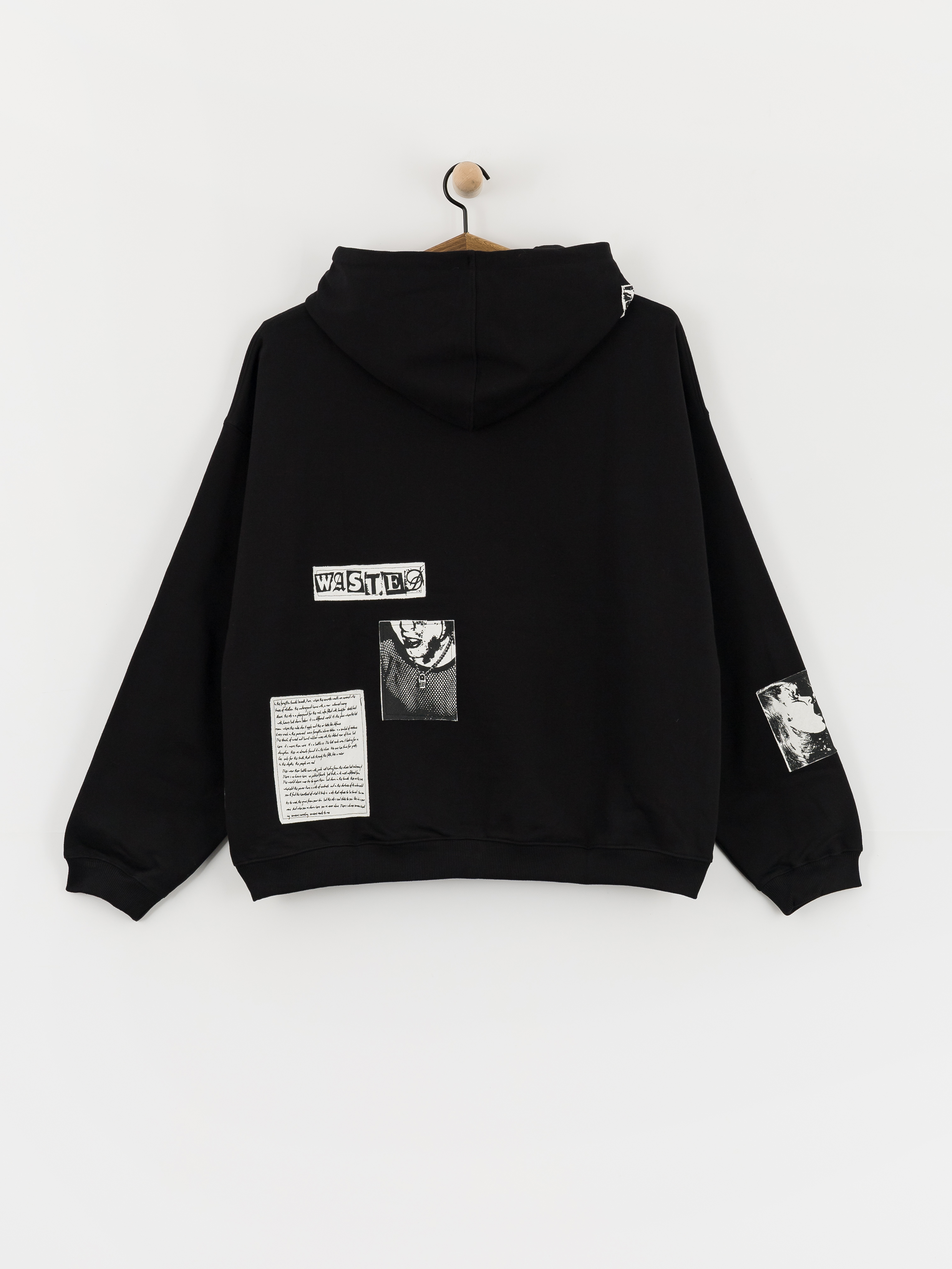 WASTED YOUTH X HÄAGEN-DAZS BLACK HOODIE WASTED YOUTH X HÄAGEN-DAZS