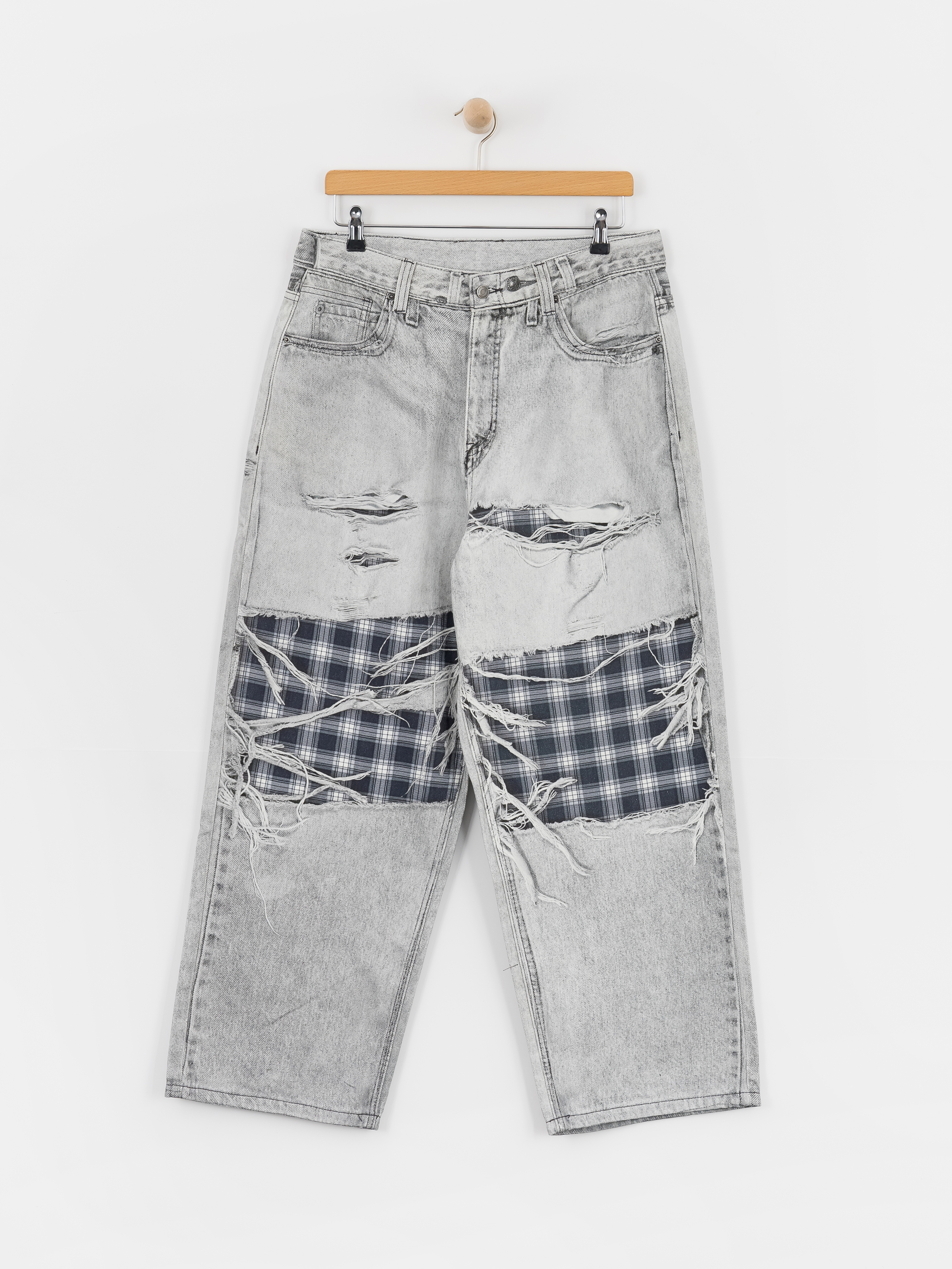 Wasted Paris Trompe L'Oeil Grant Pants (faded grey)