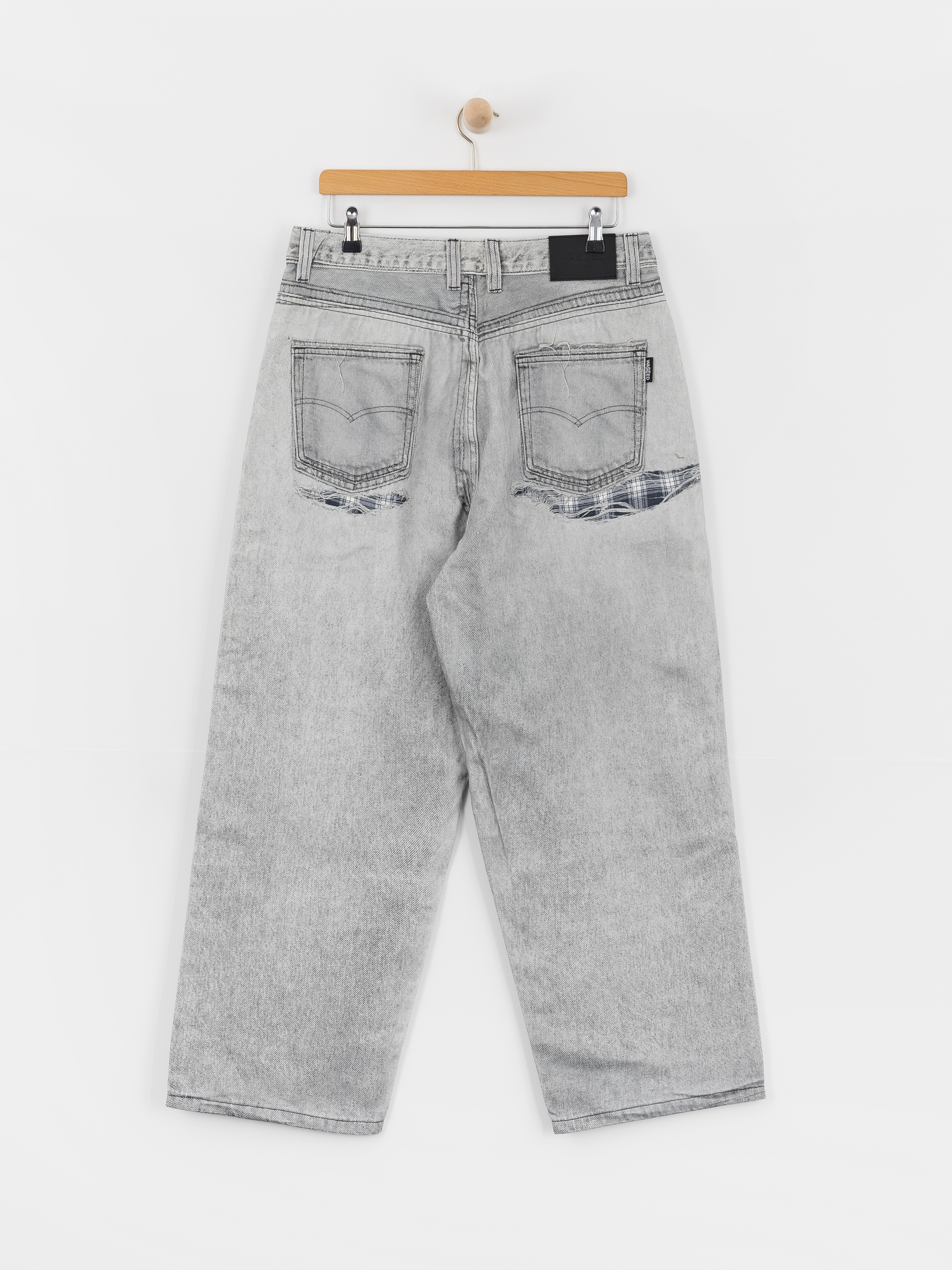 Wasted Paris Trompe L'Oeil Grant Hose (faded grey)