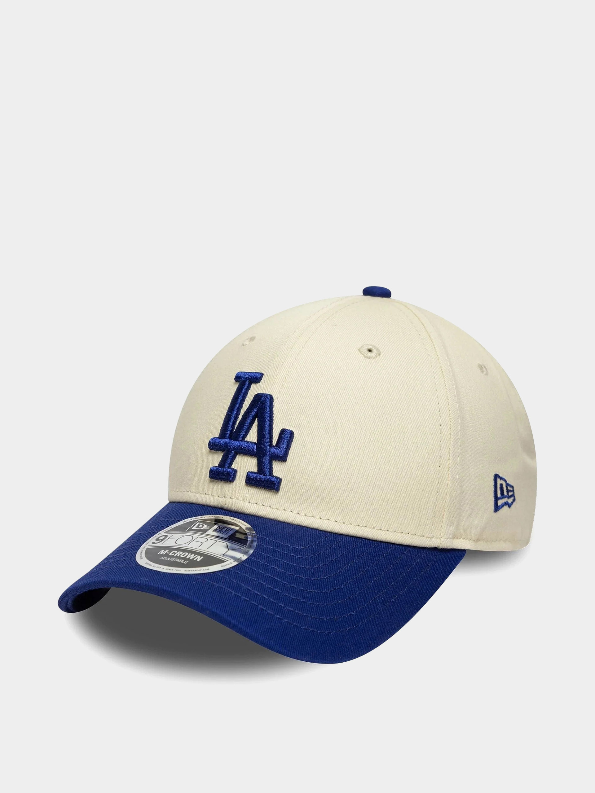 New Era Cap 9Forty Mcrown La Dodgers (light cream/royal blue)