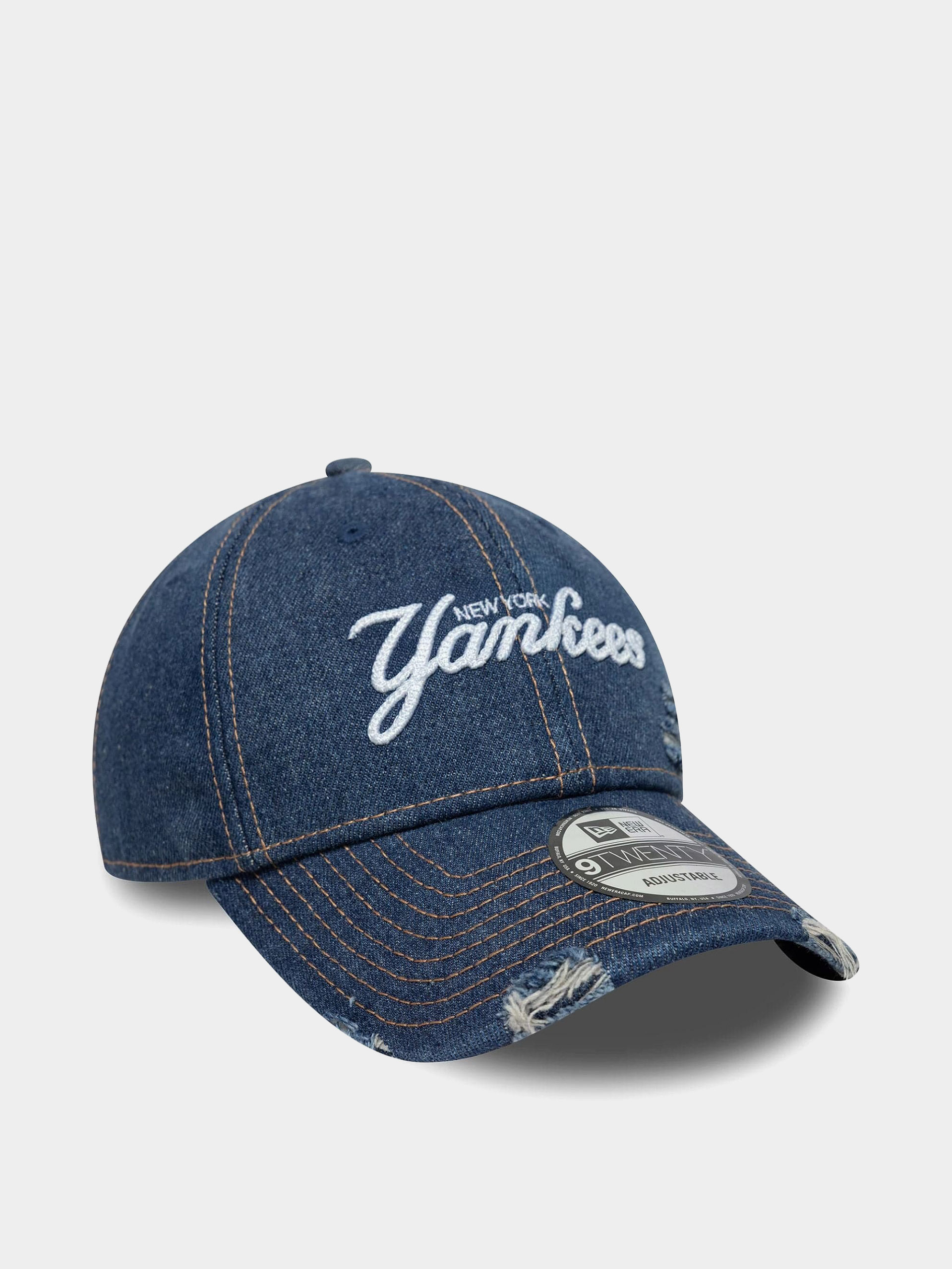 New Era Cap Denim Distress 9Twenty New York Yankees (navy)