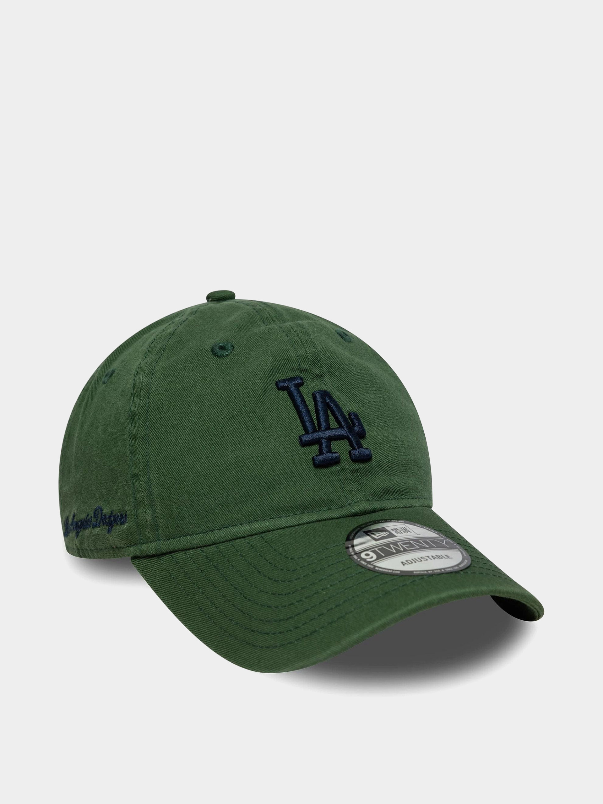 New Era Cap Washed Script 9Twenty La Dodgers (cigar/navy)