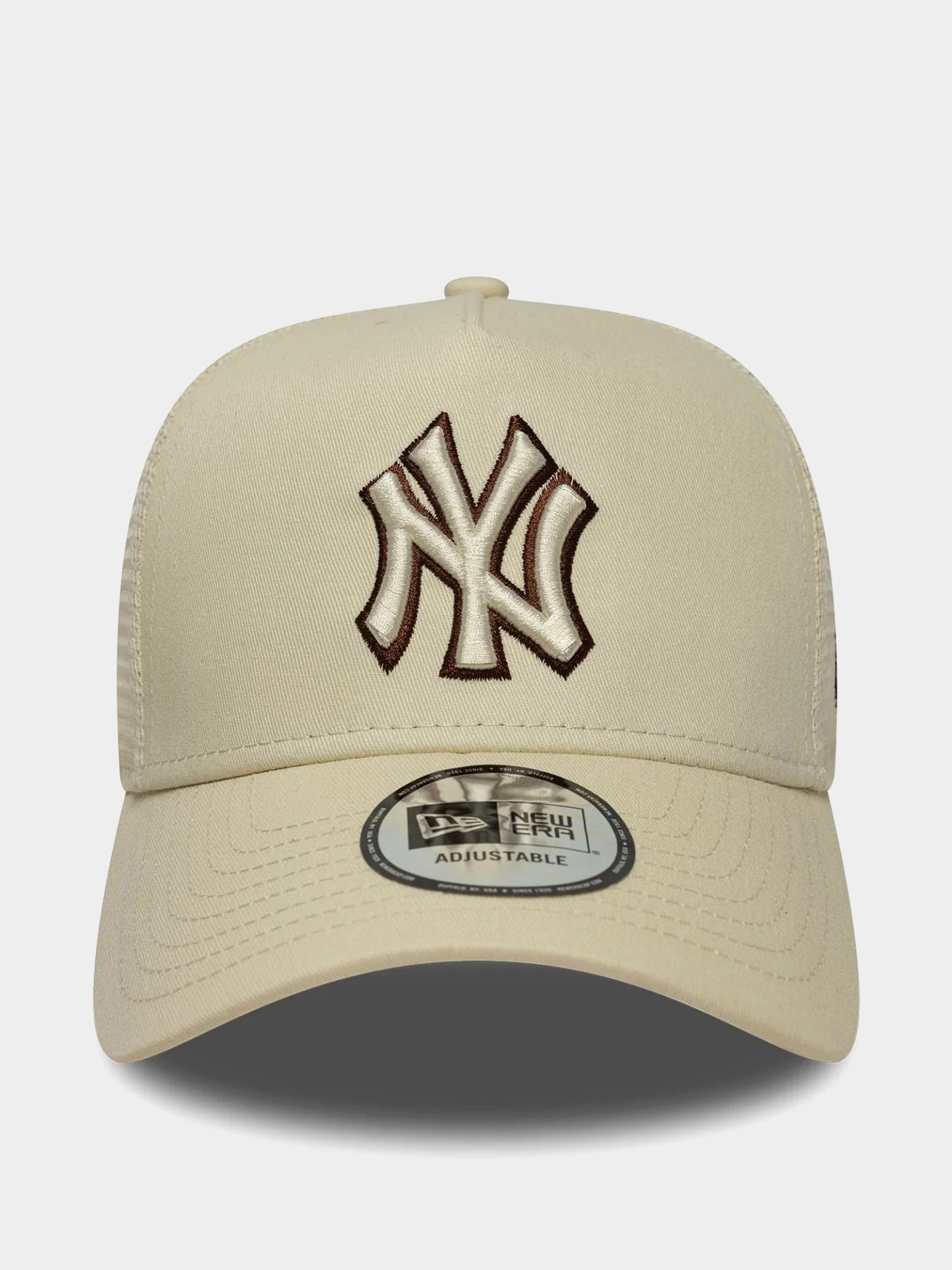 New Era Cap Outline Trucker New York Yankees (light chestnut)