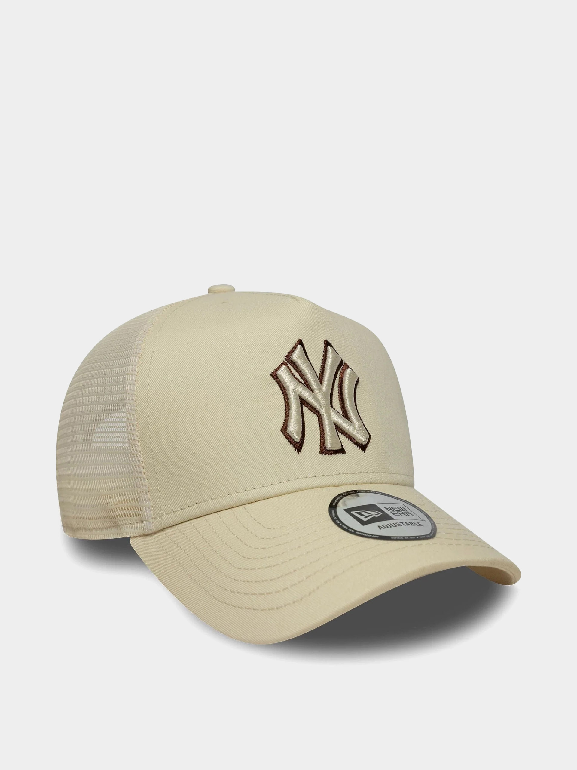New Era Cap Outline Trucker New York Yankees (light chestnut)