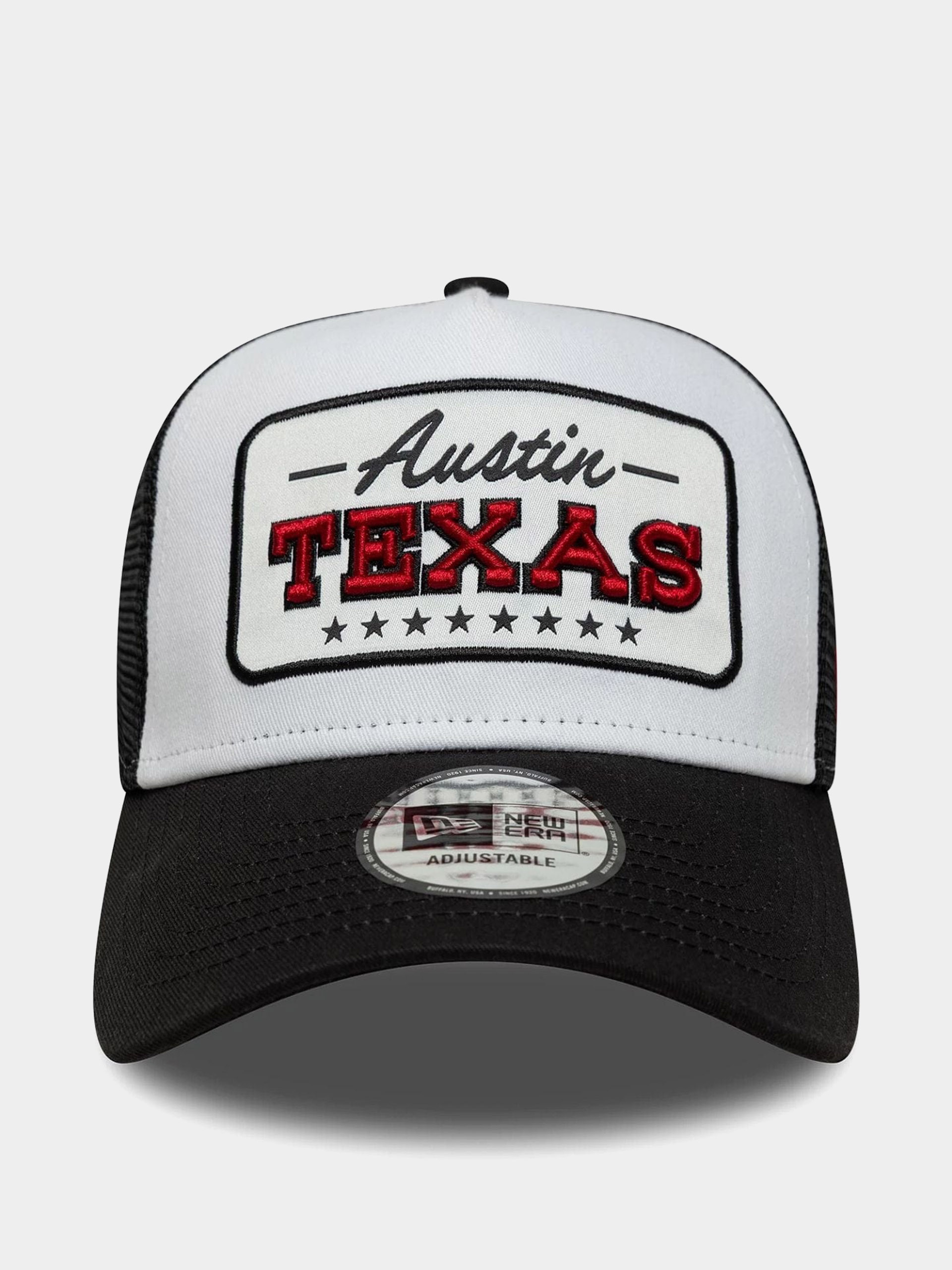 New Era Cap Location Patch Trucker (black/white)