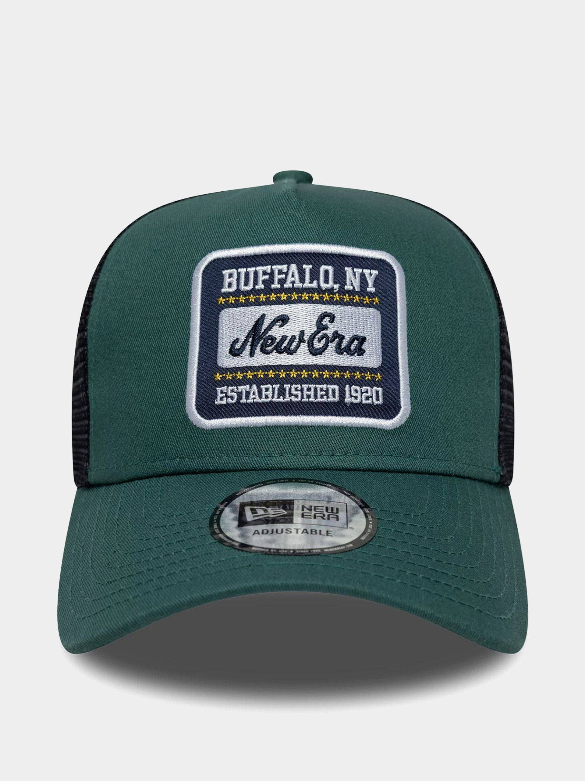 New Era Cap Patch Trucker (pine green)