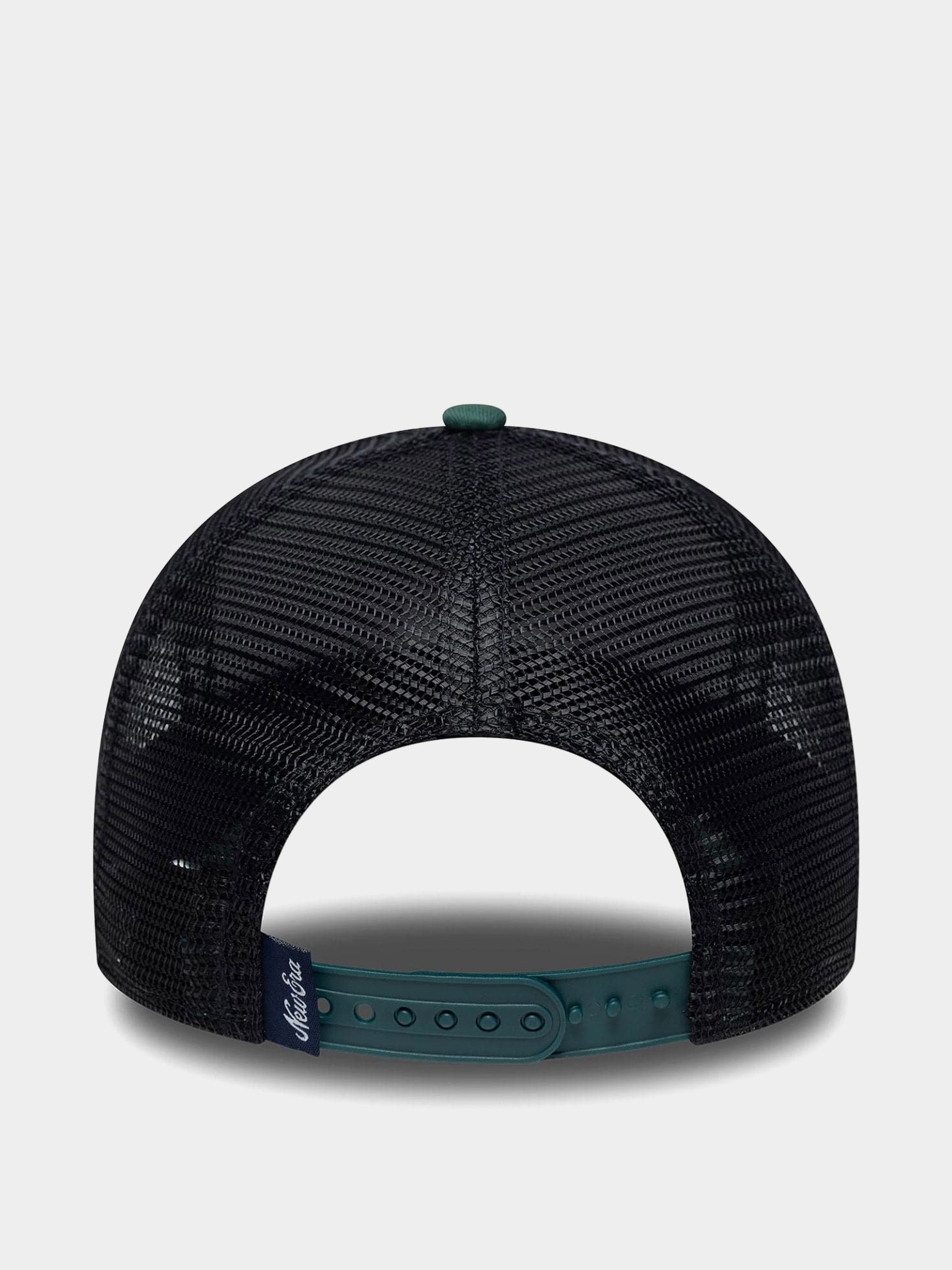 New Era Cap Patch Trucker (pine green)