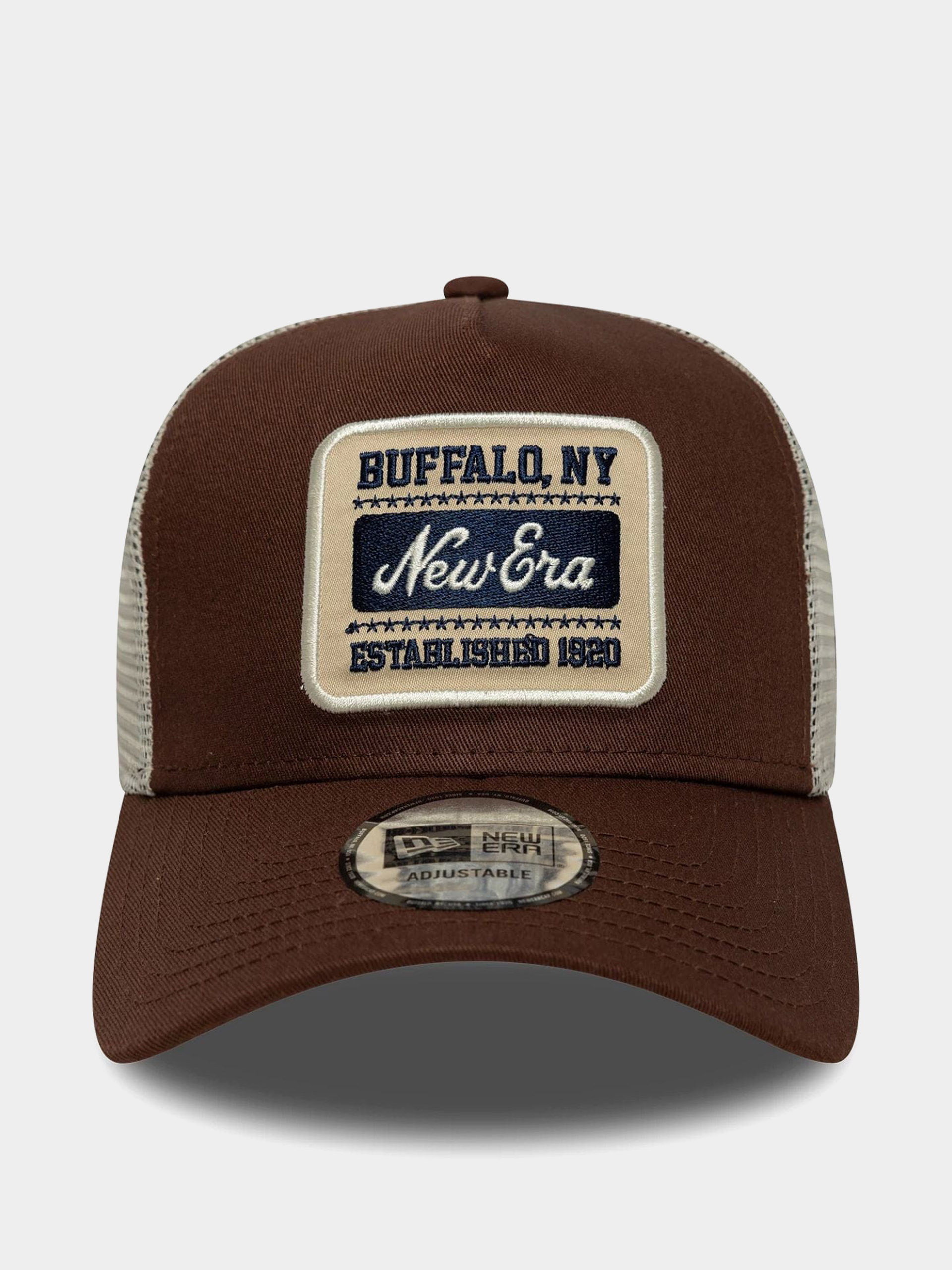 New Era Cap Patch Trucker (chestnut)
