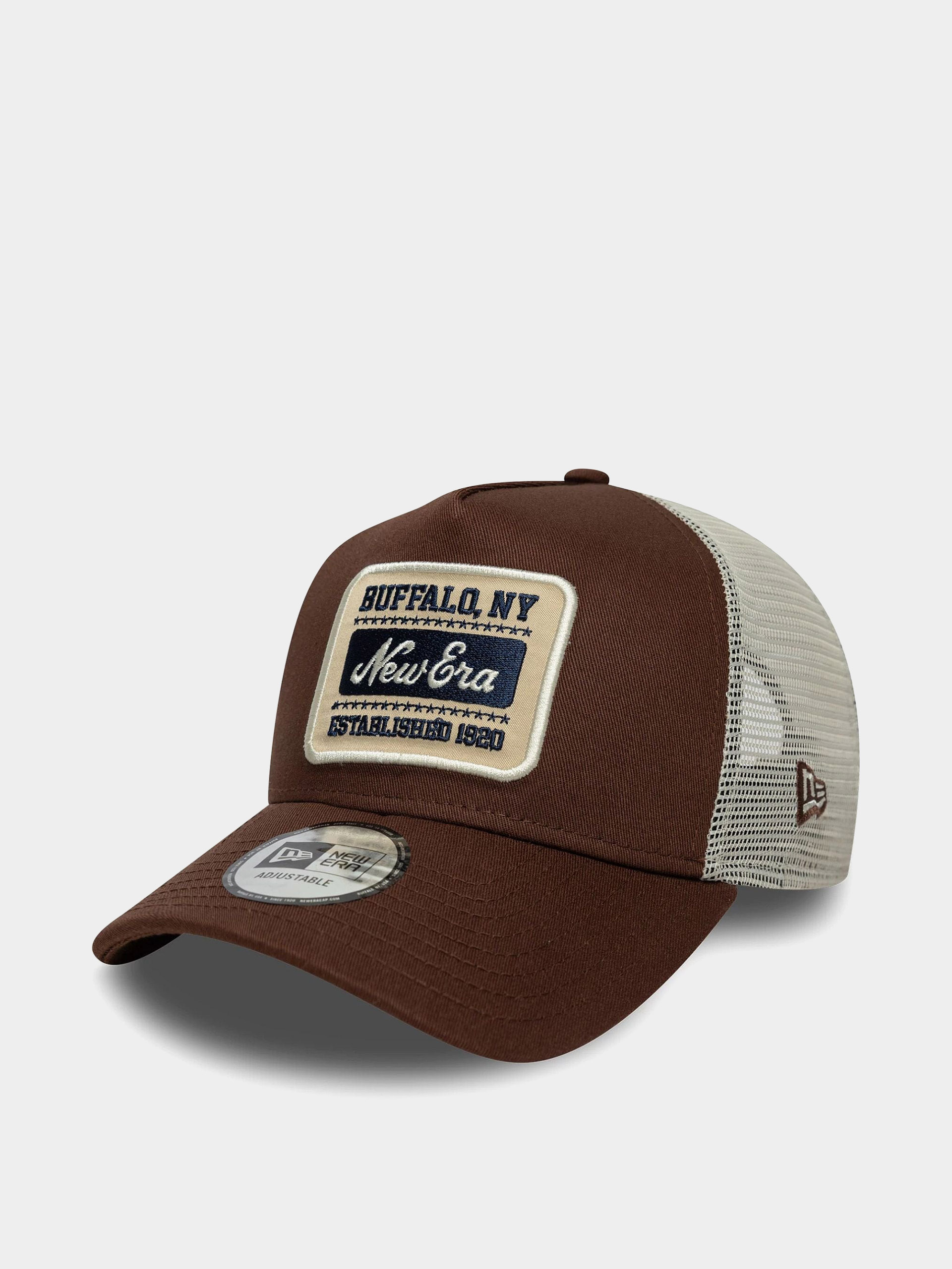 New Era Cap Patch Trucker (chestnut)