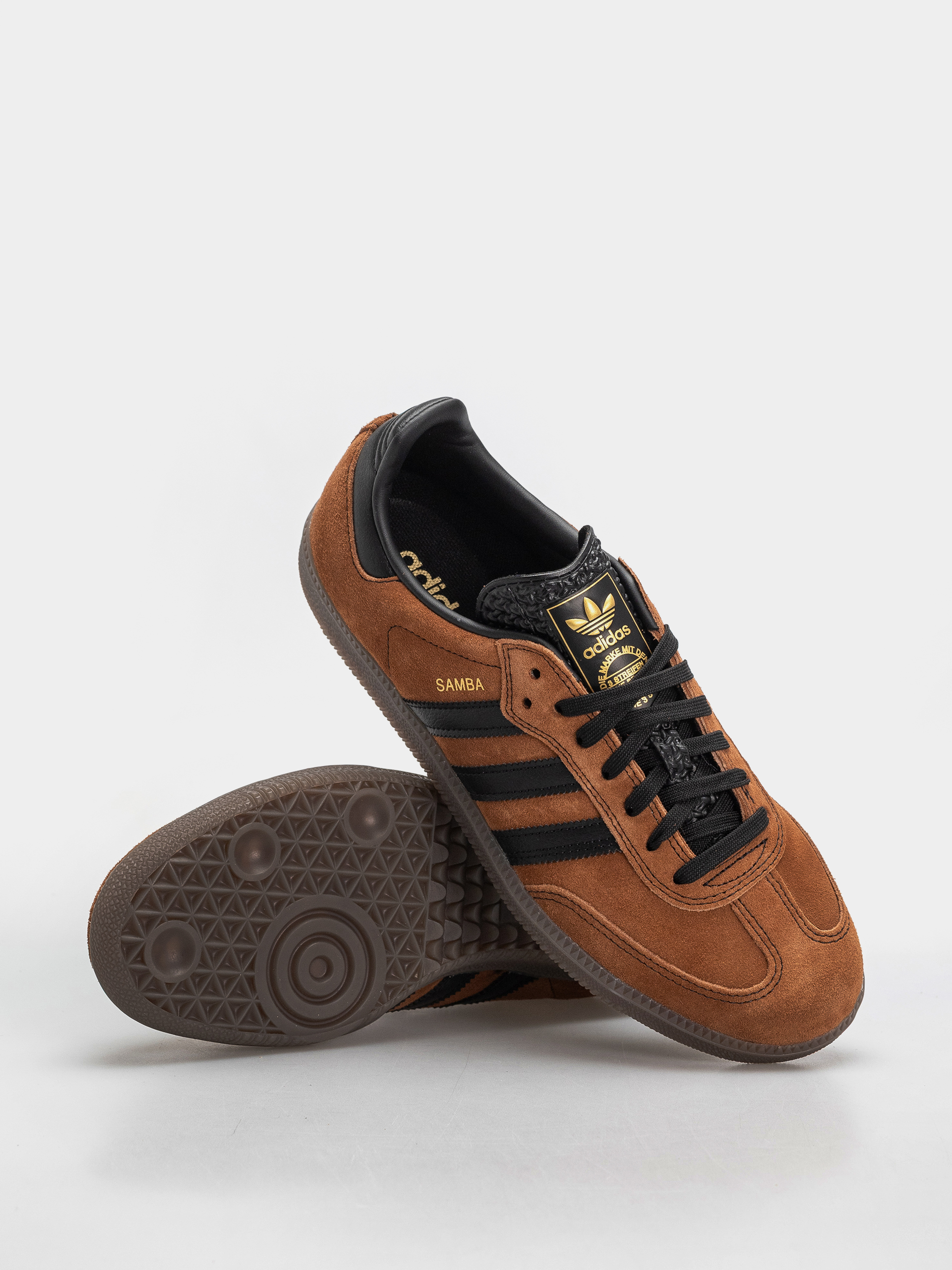 adidas Samba Adv Shoes (cblack/gum5)