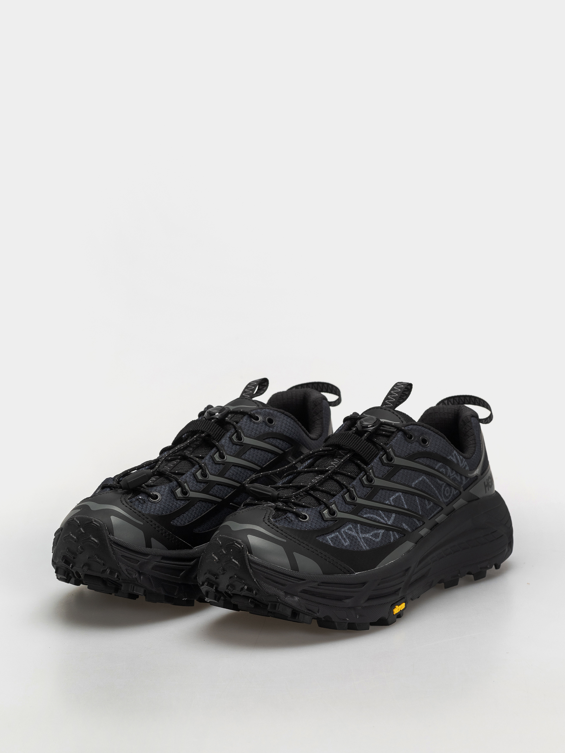 Hoka Shoes Mafate Three 2 Wordmark - grey (black/outer orbit)