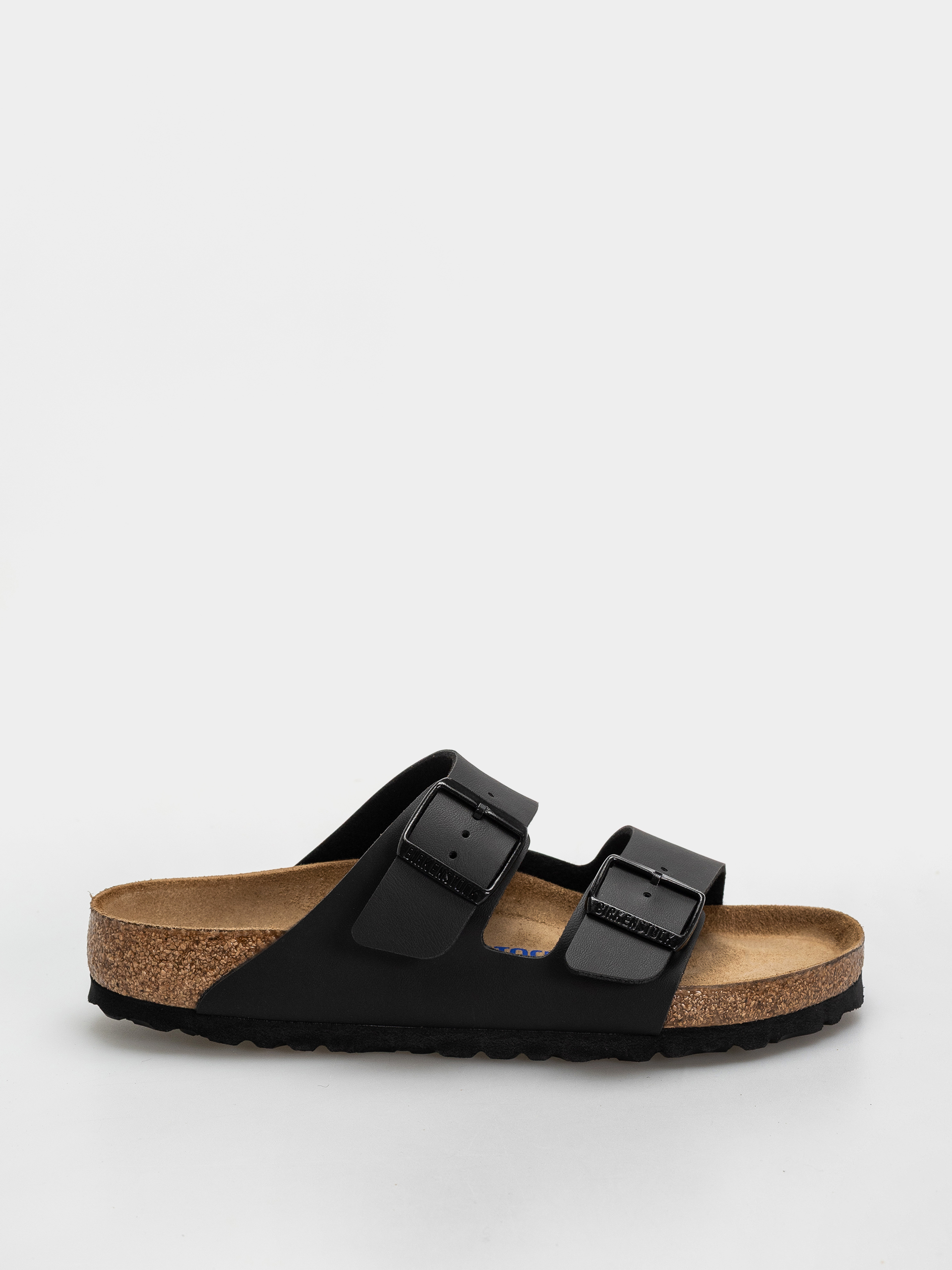Birkenstock Flip Flops Arizona Soft Footbed Birko Flor Regular (black)