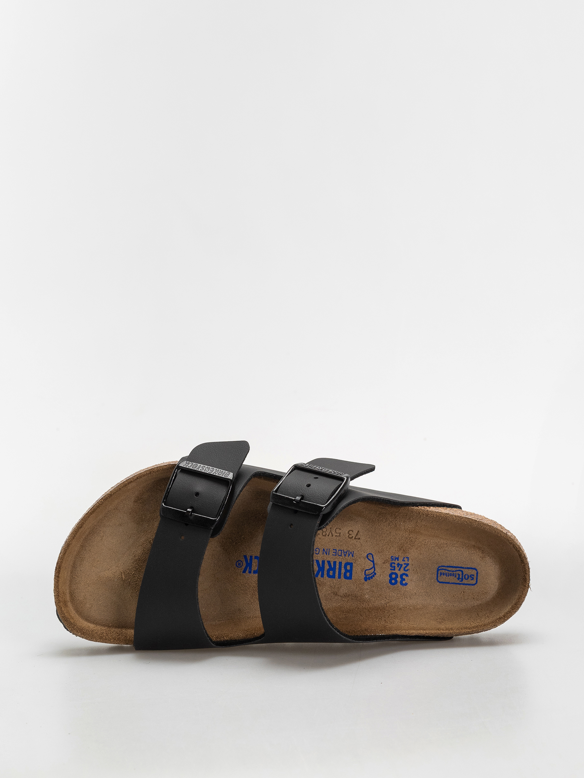 Birkenstock Flip Flops Arizona Soft Footbed Birko Flor Regular (black)