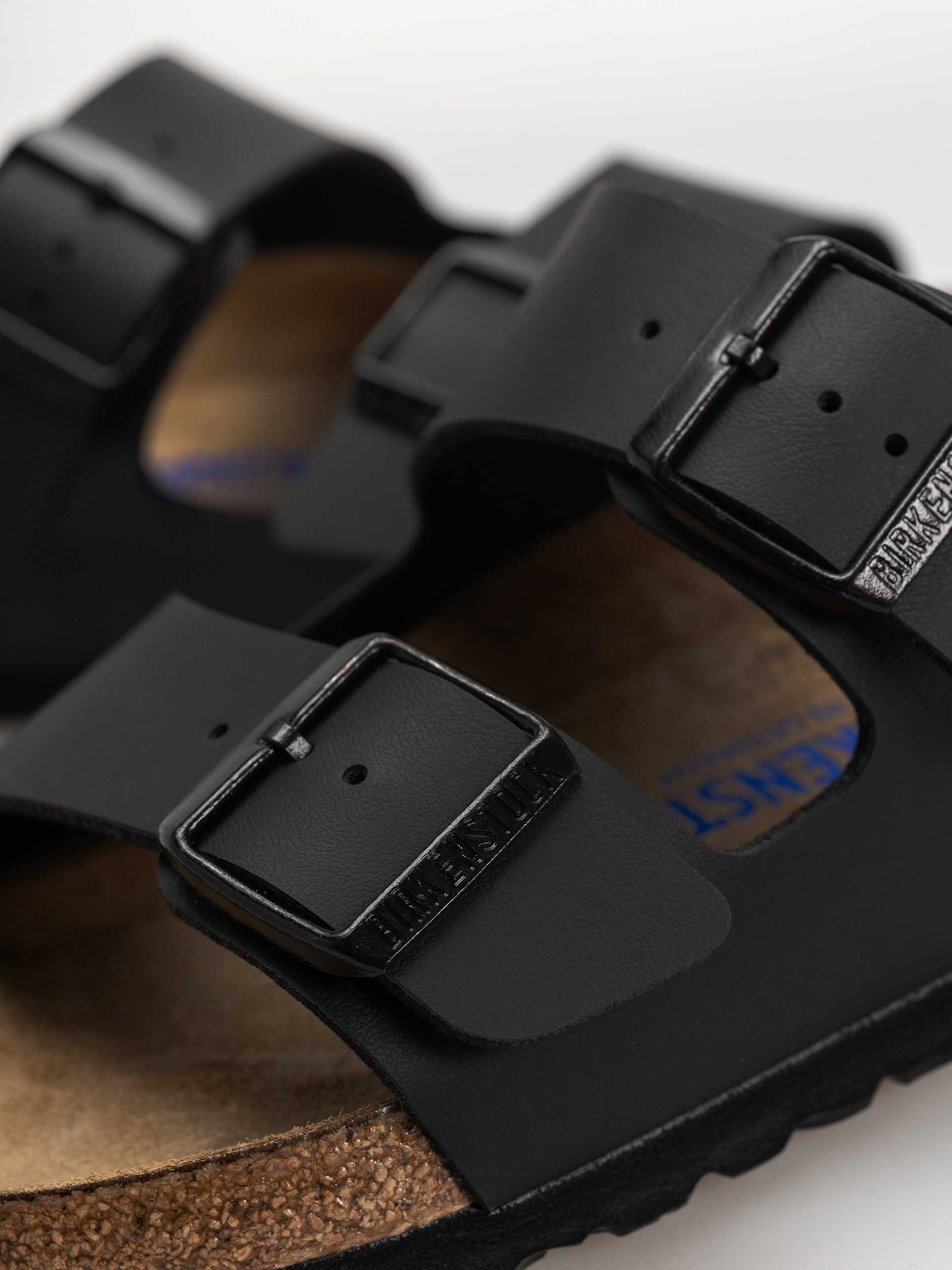 Birkenstock Flip Flops Arizona Soft Footbed Birko Flor Regular (black)