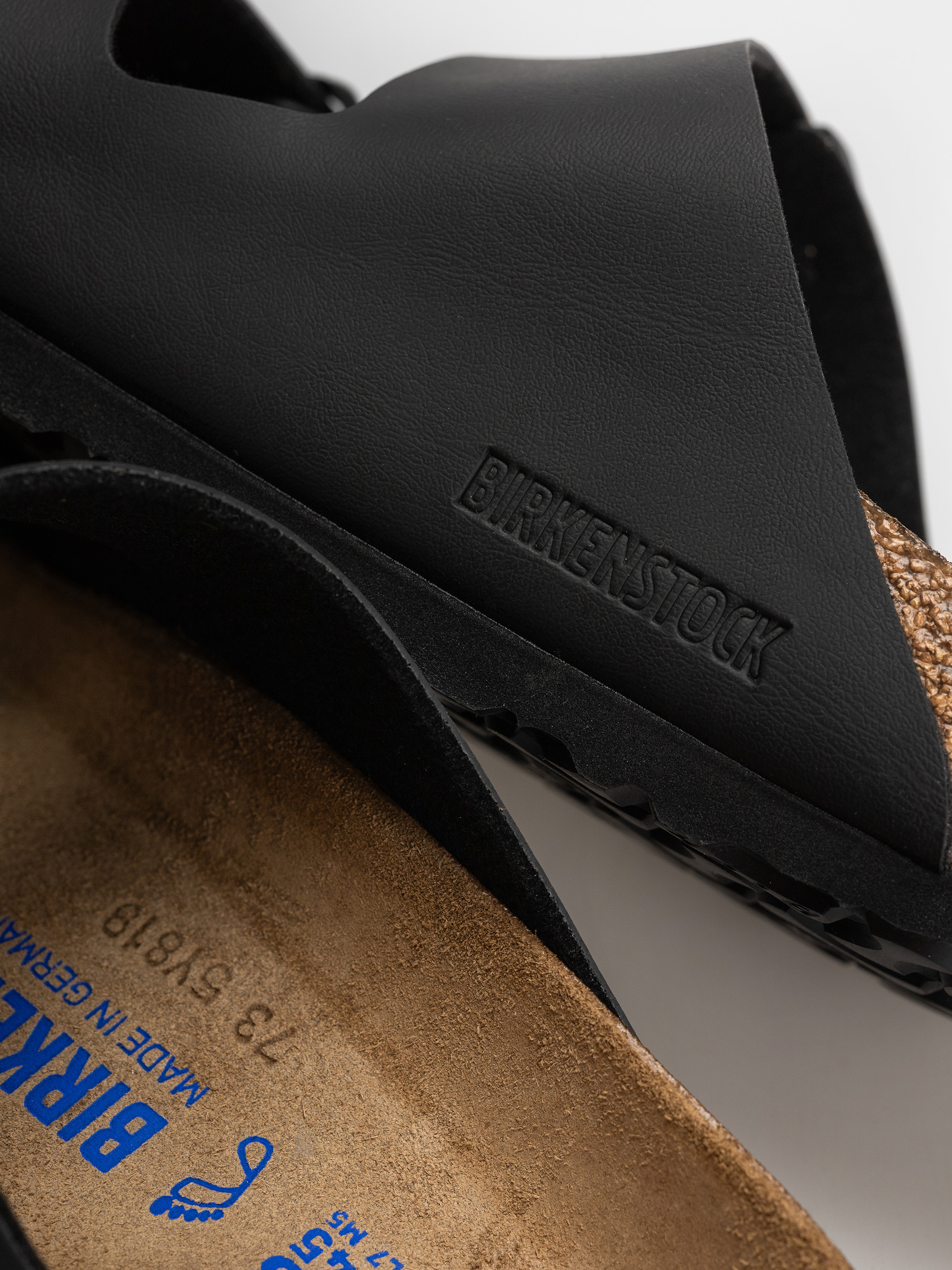 Birkenstock Flip Flops Arizona Soft Footbed Birko Flor Regular (black)