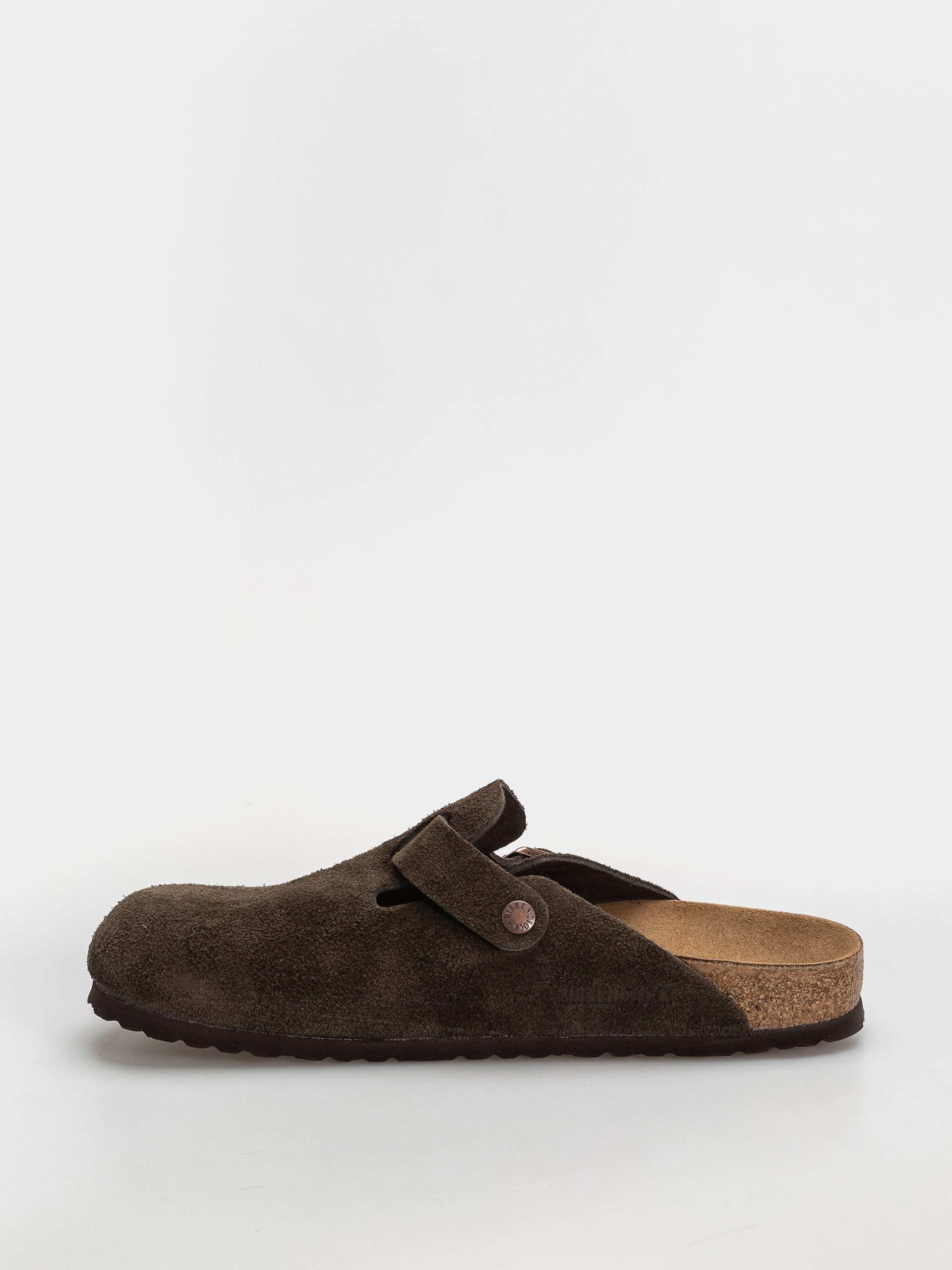 Birkenstock Flip-flops Boston Suede Leather Narrow (mocca)