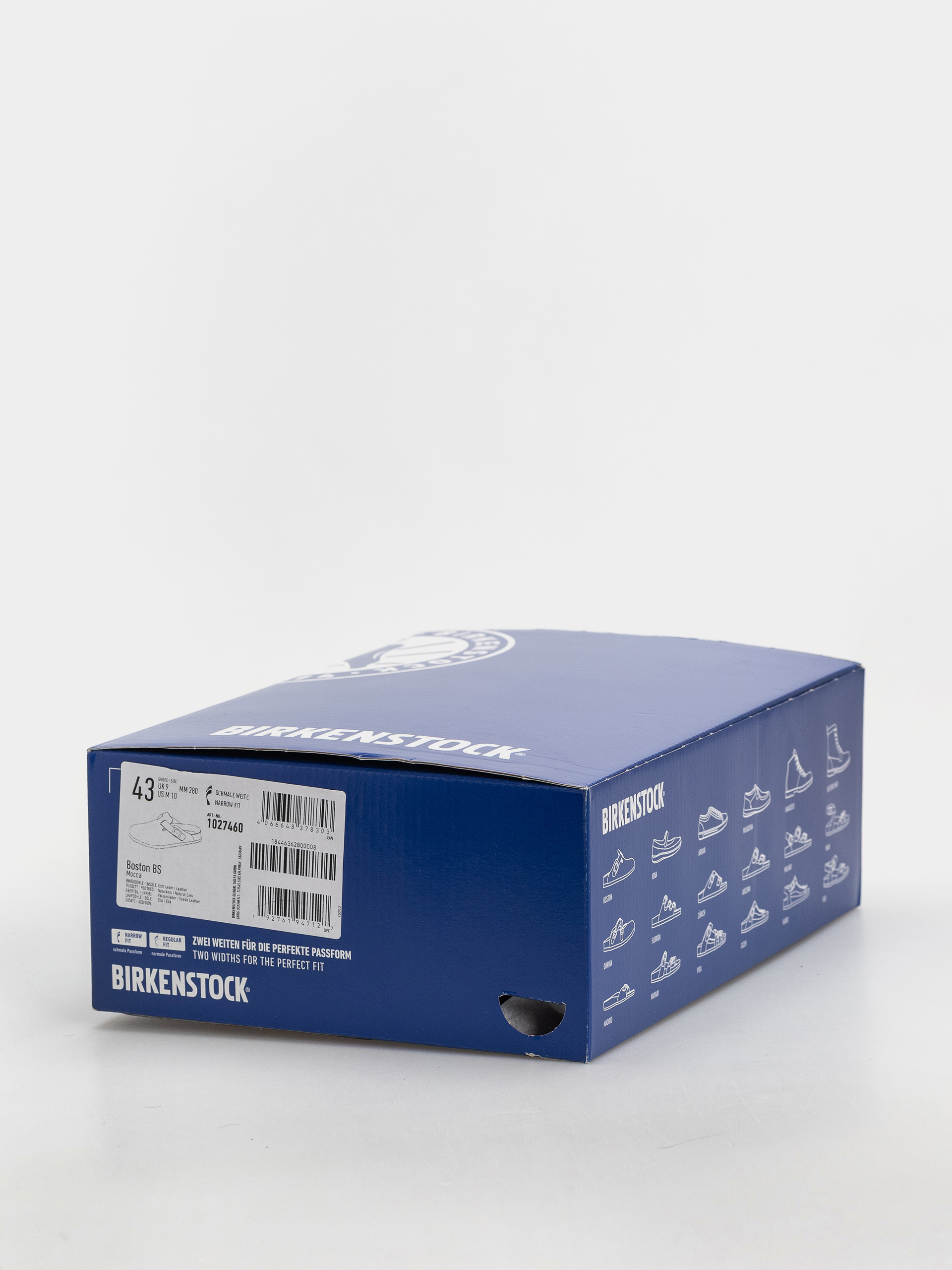 Birkenstock Flip-flops Boston Suede Leather Narrow (mocca)