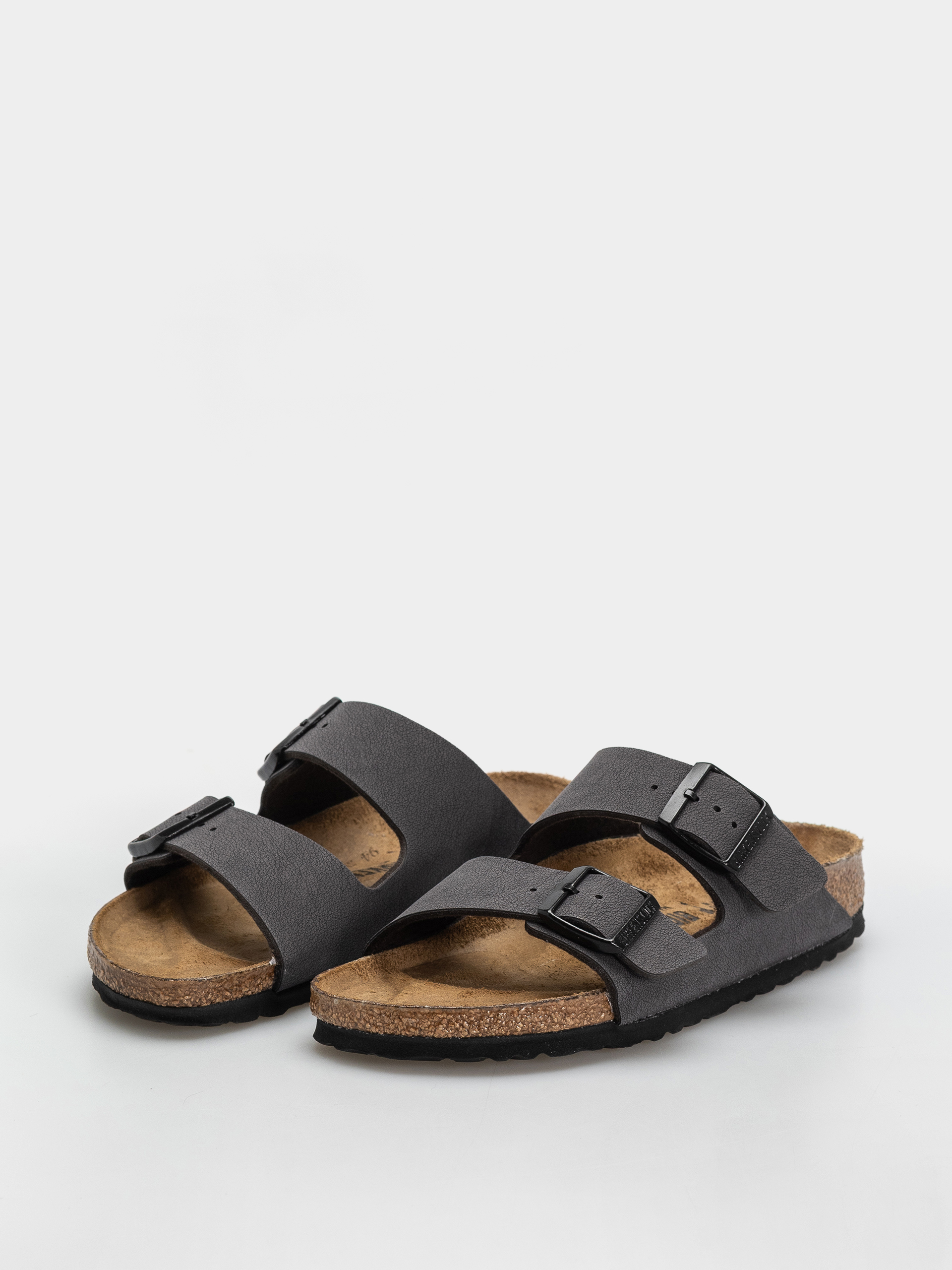 Birkenstock Flip Flops Arizona Birkibuc Narrow (velvet gray/black)