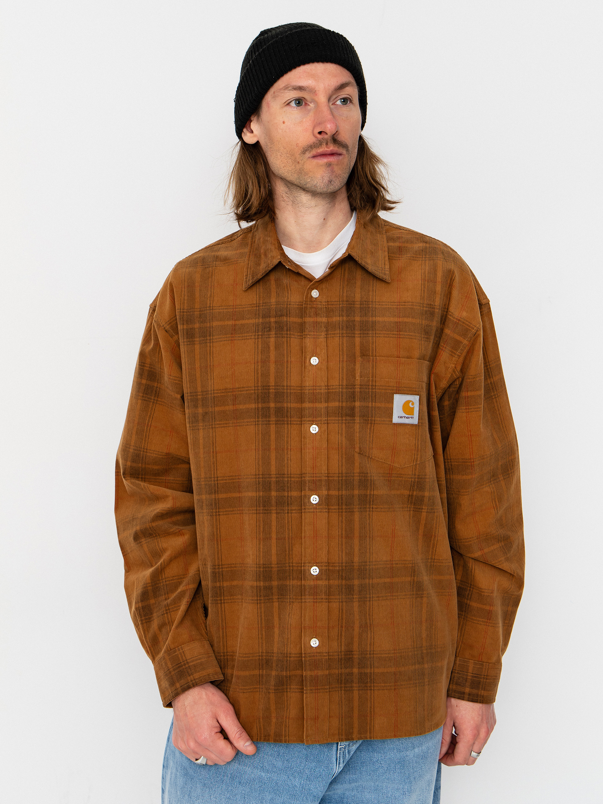 Carhartt WIP Shirt Wilber - brown (wilber check/hamilton brown)