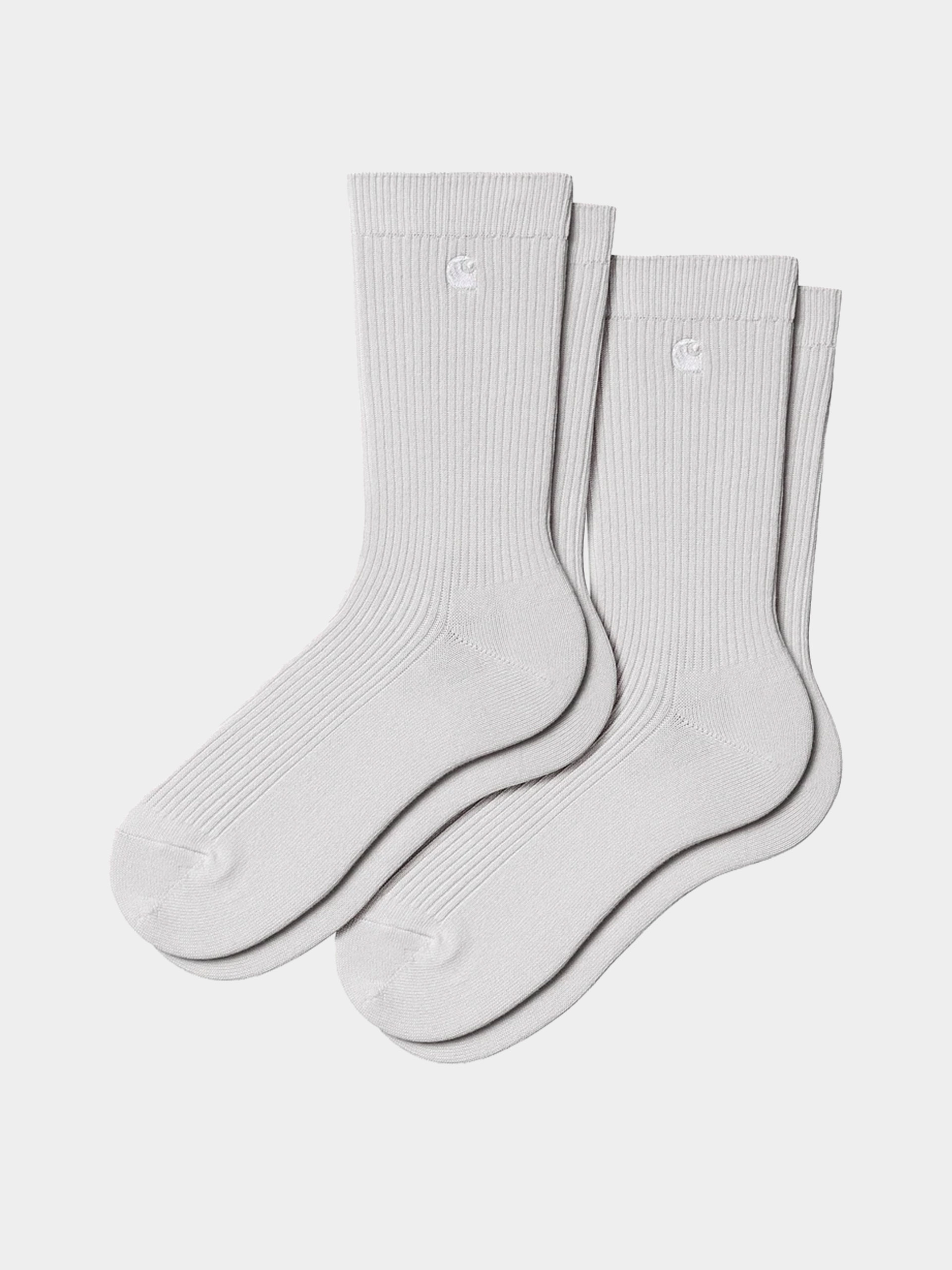 Carhartt WIP Socks Madison Pack (ash heather/white/ash heather/white)