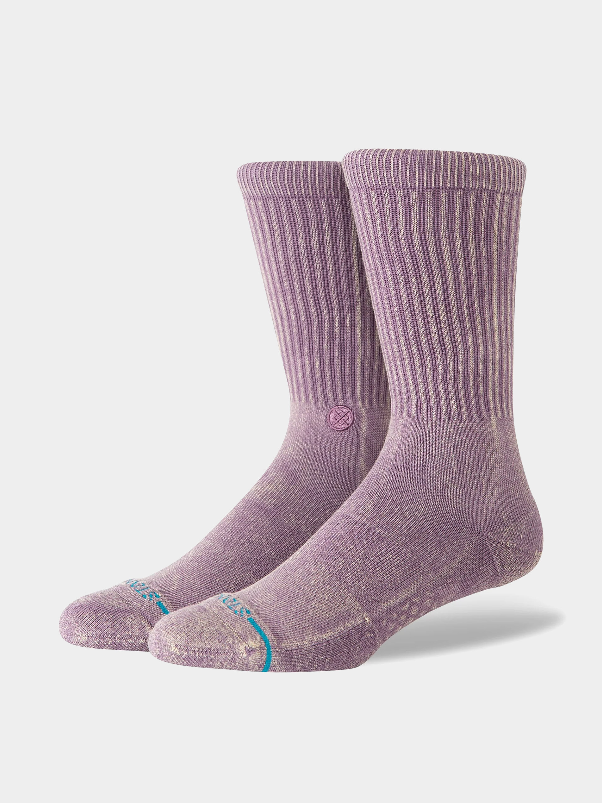 Stance Socken Icon Dyed Crew (plum)
