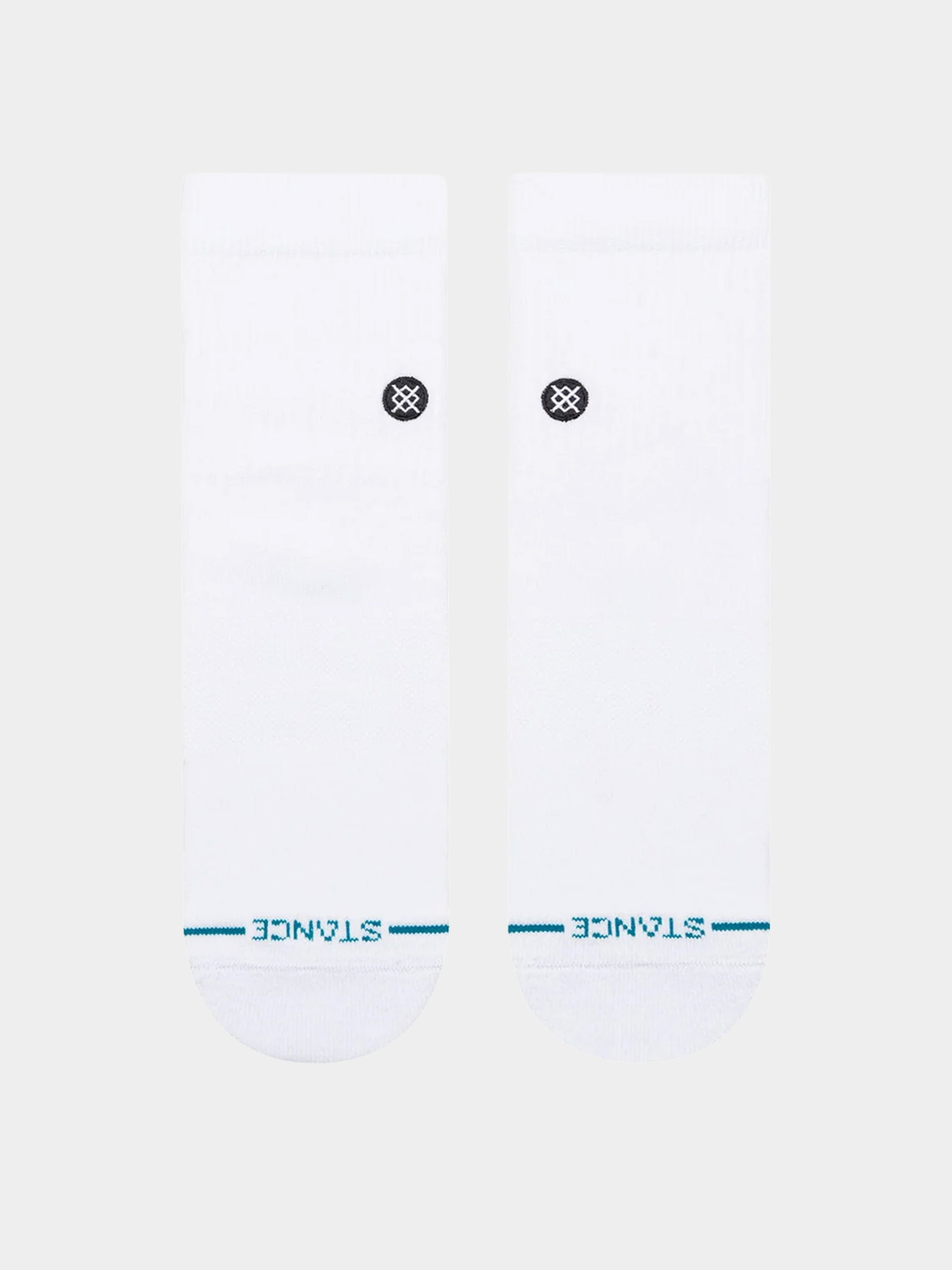 Stance Socken Icon Quarter (white)