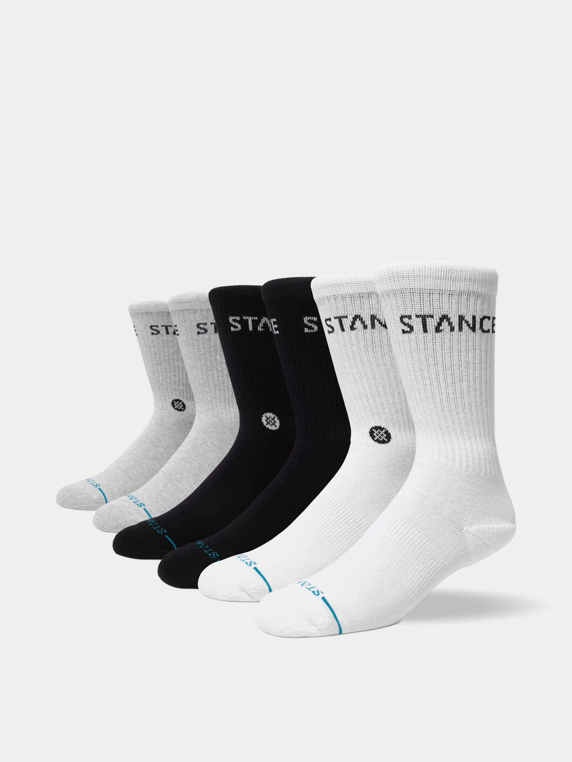 Stance Socks Origin 6 Pack Crew