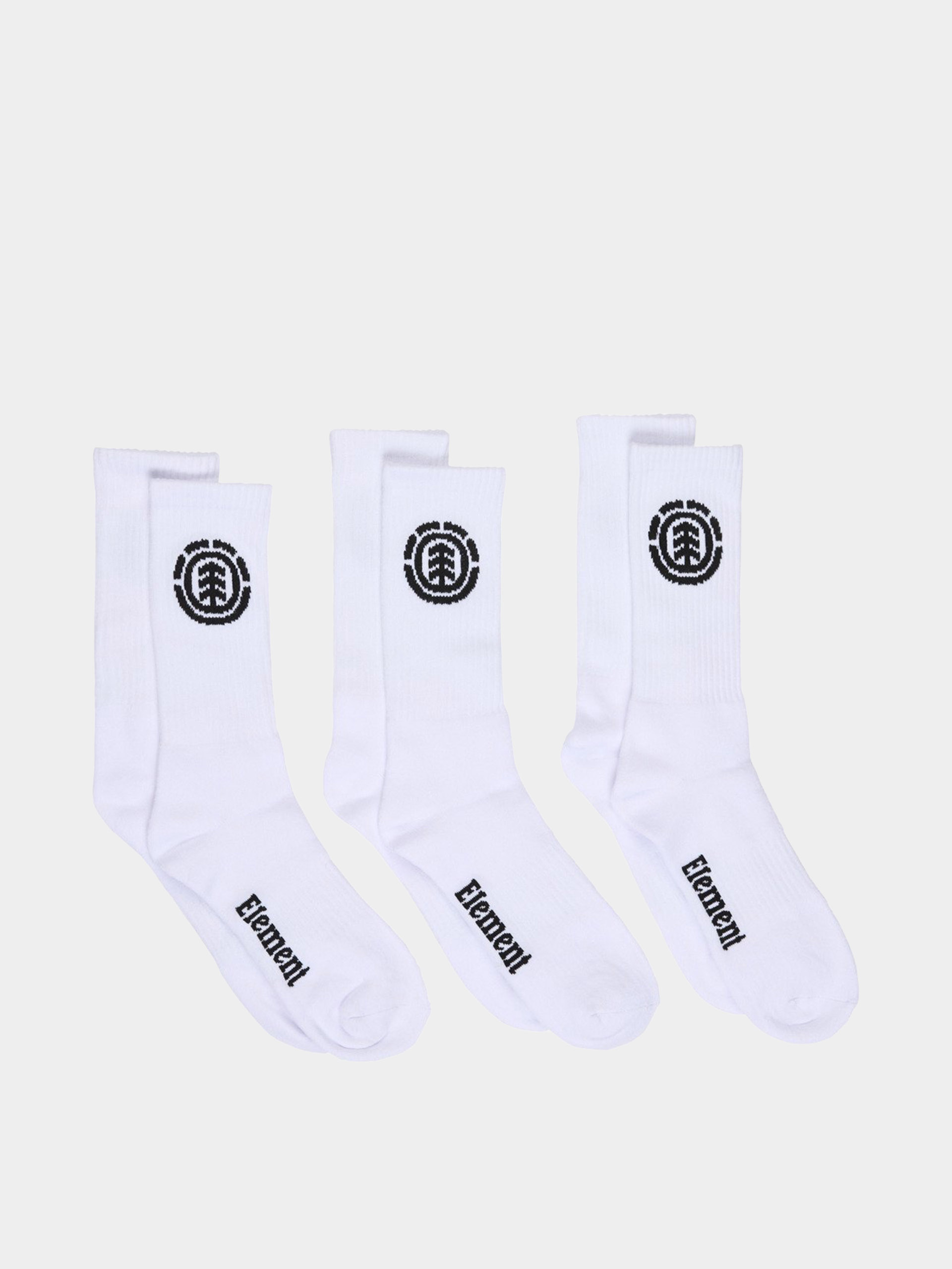Element Socks Icon 3Pk (optic white)
