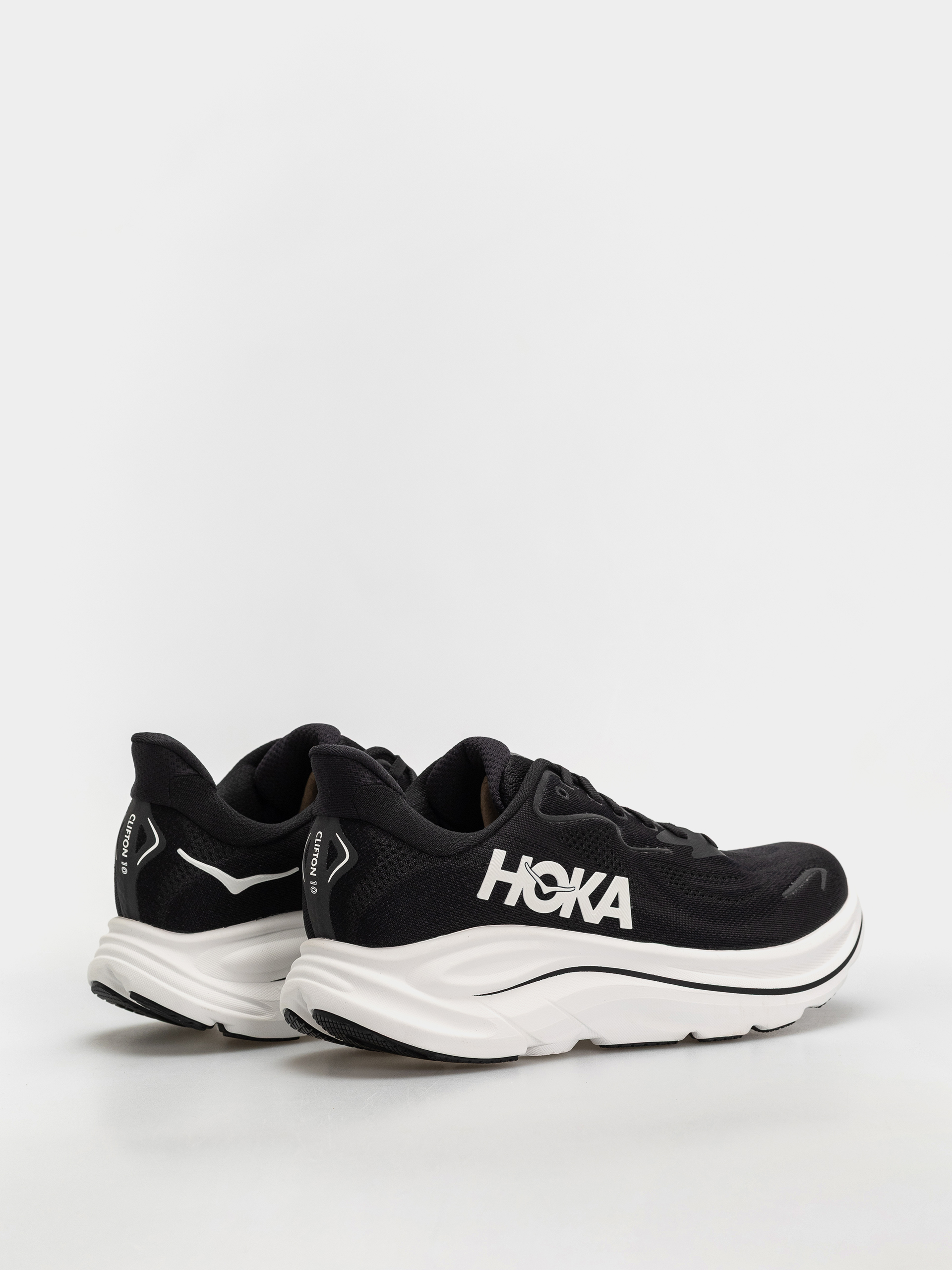 Hoka Clifton 10 Shoes (black/white)