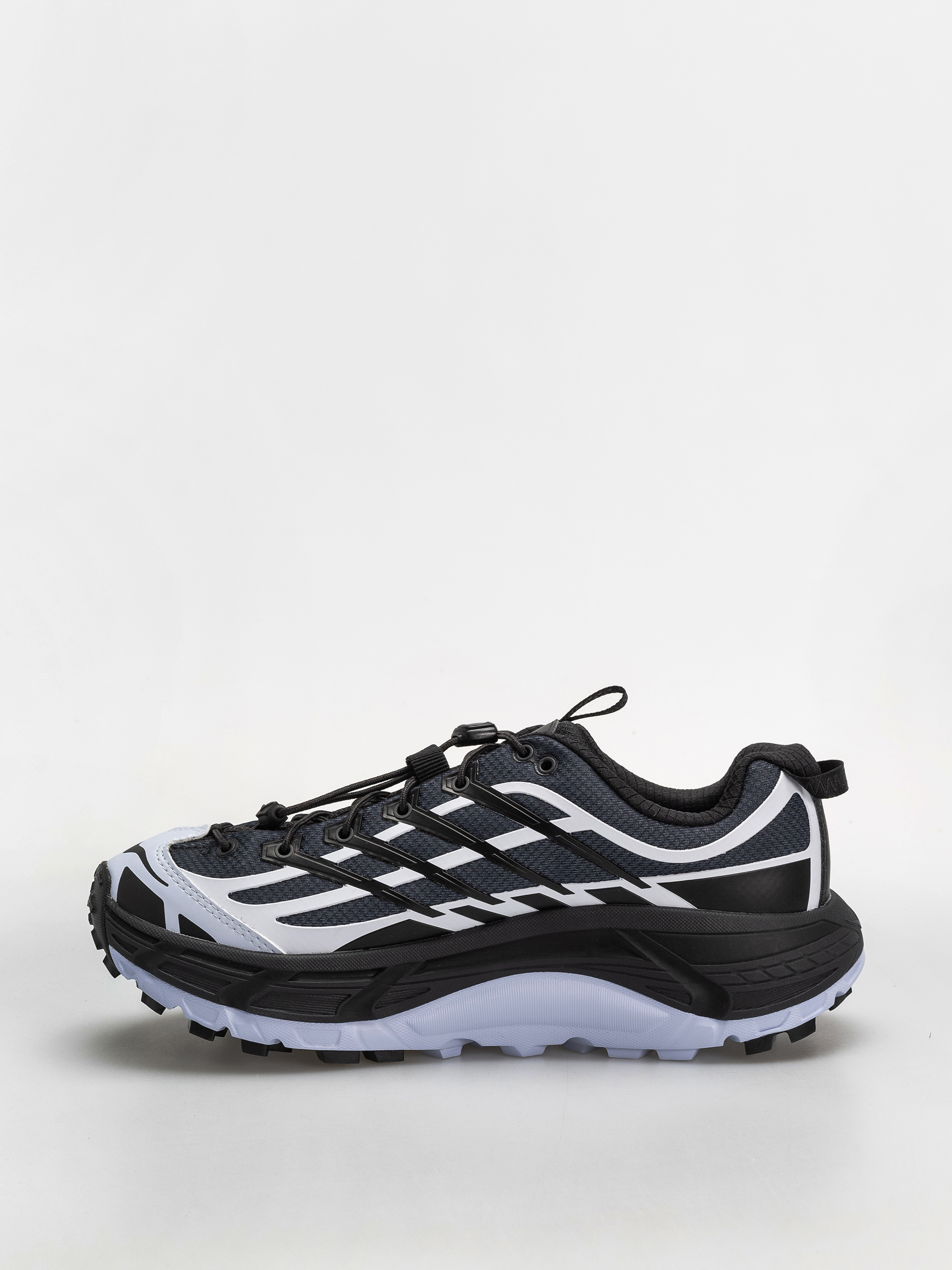Hoka Shoes Mafate Three2 Wordmark (carbon black/ambient blue)