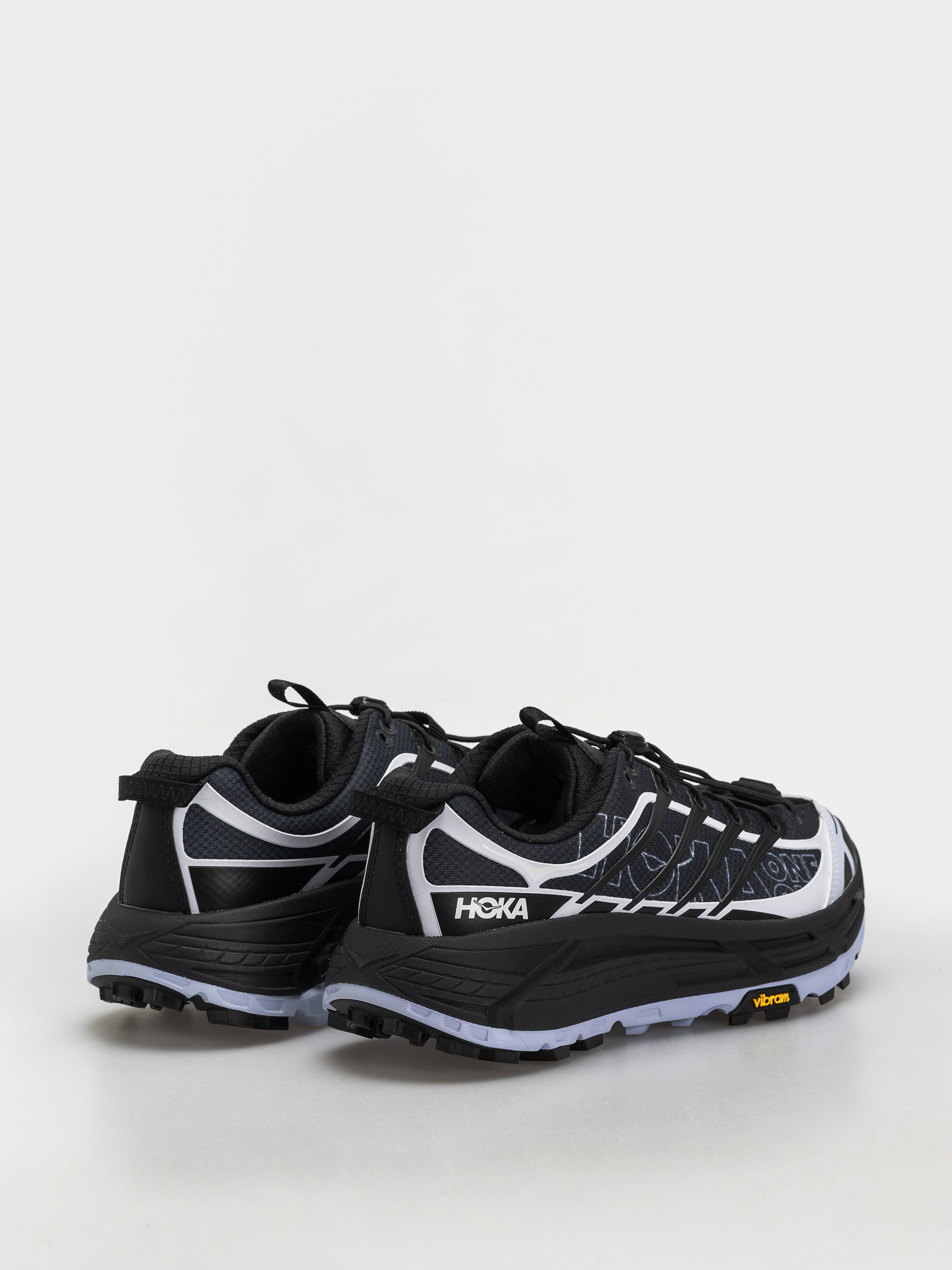 Hoka Shoes Mafate Three2 Wordmark - blue, black (carbon black
