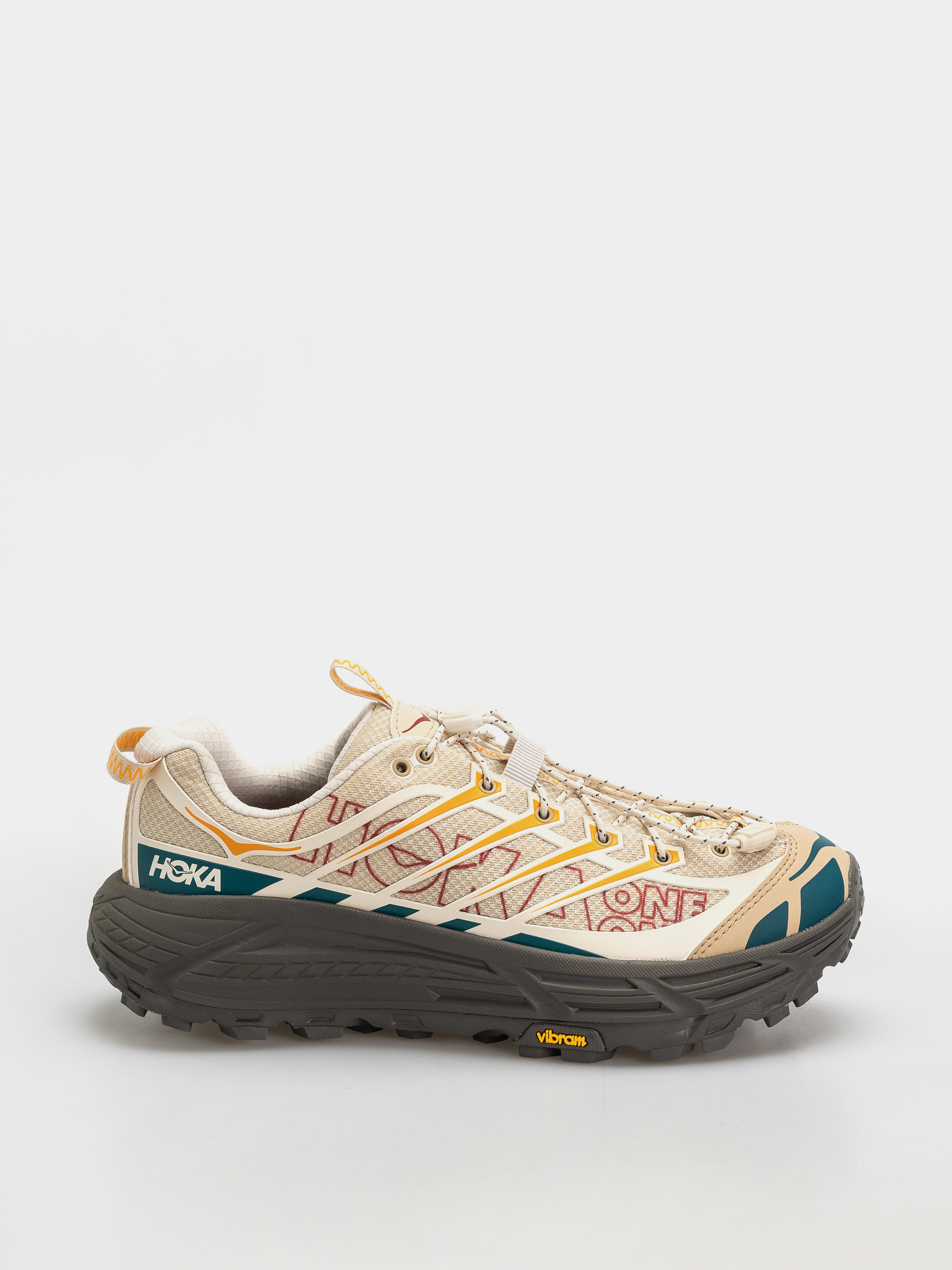 Hoka Shoes Mafate Three2 Wordmark (cream/khaki)