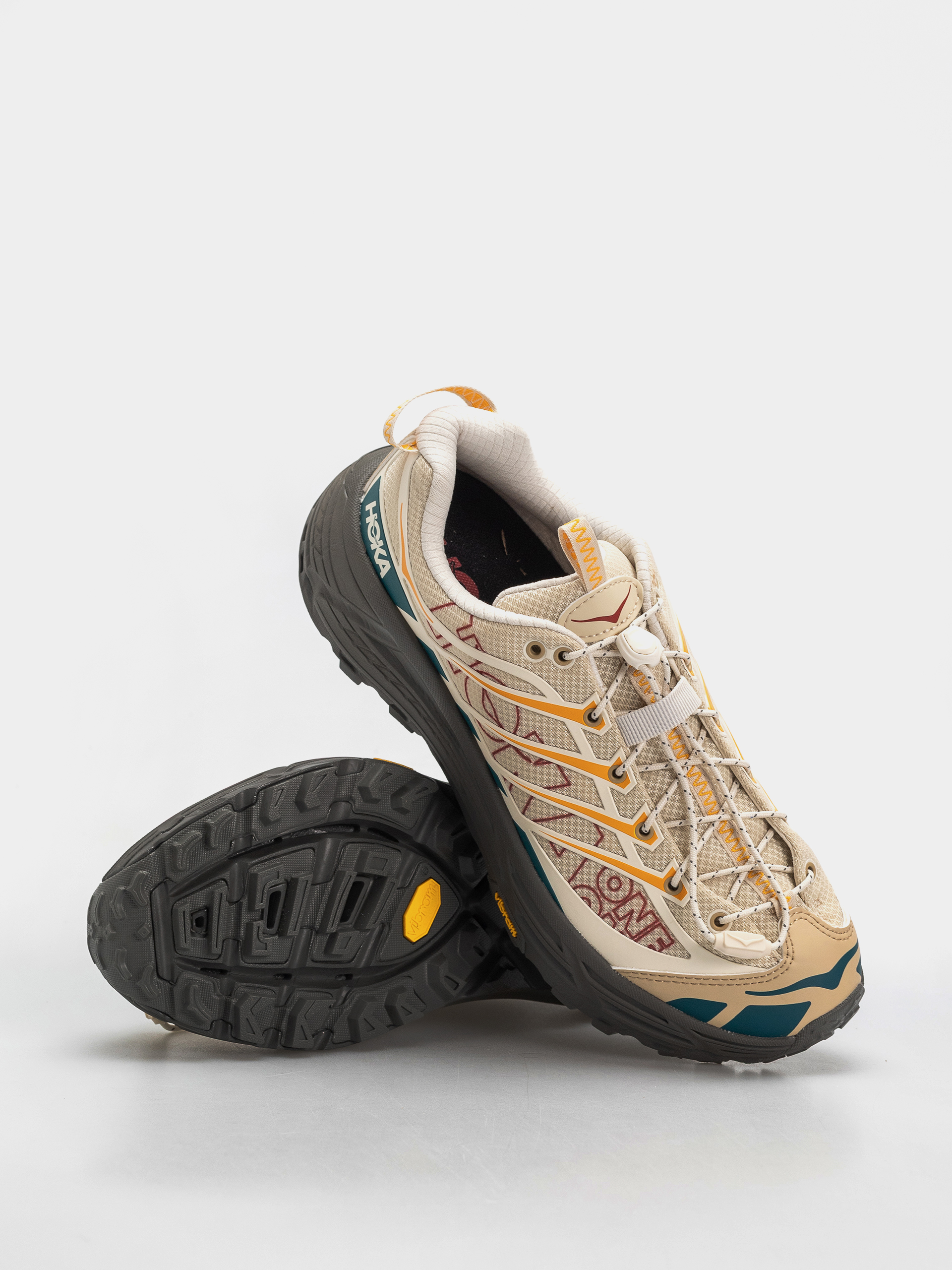 Hoka Schuhe Mafate Three2 Wordmark (cream/khaki)