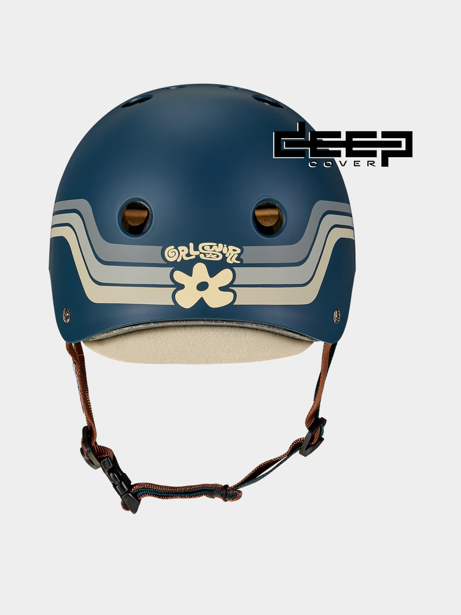 Triple Eight Helmet Deep Cover Grl Swrl (blue/grey)