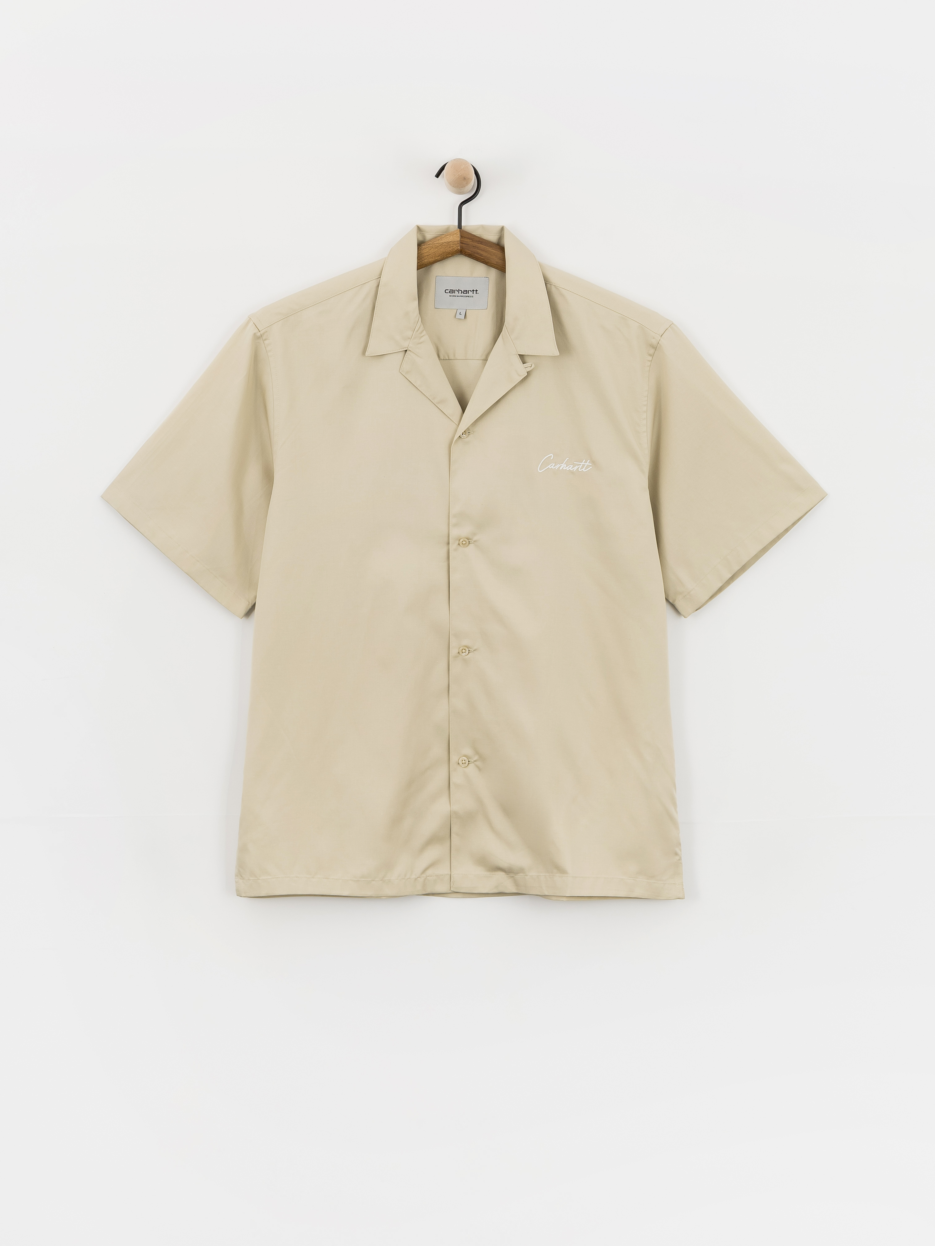 Carhartt WIP Hemd Delray (stone/white)