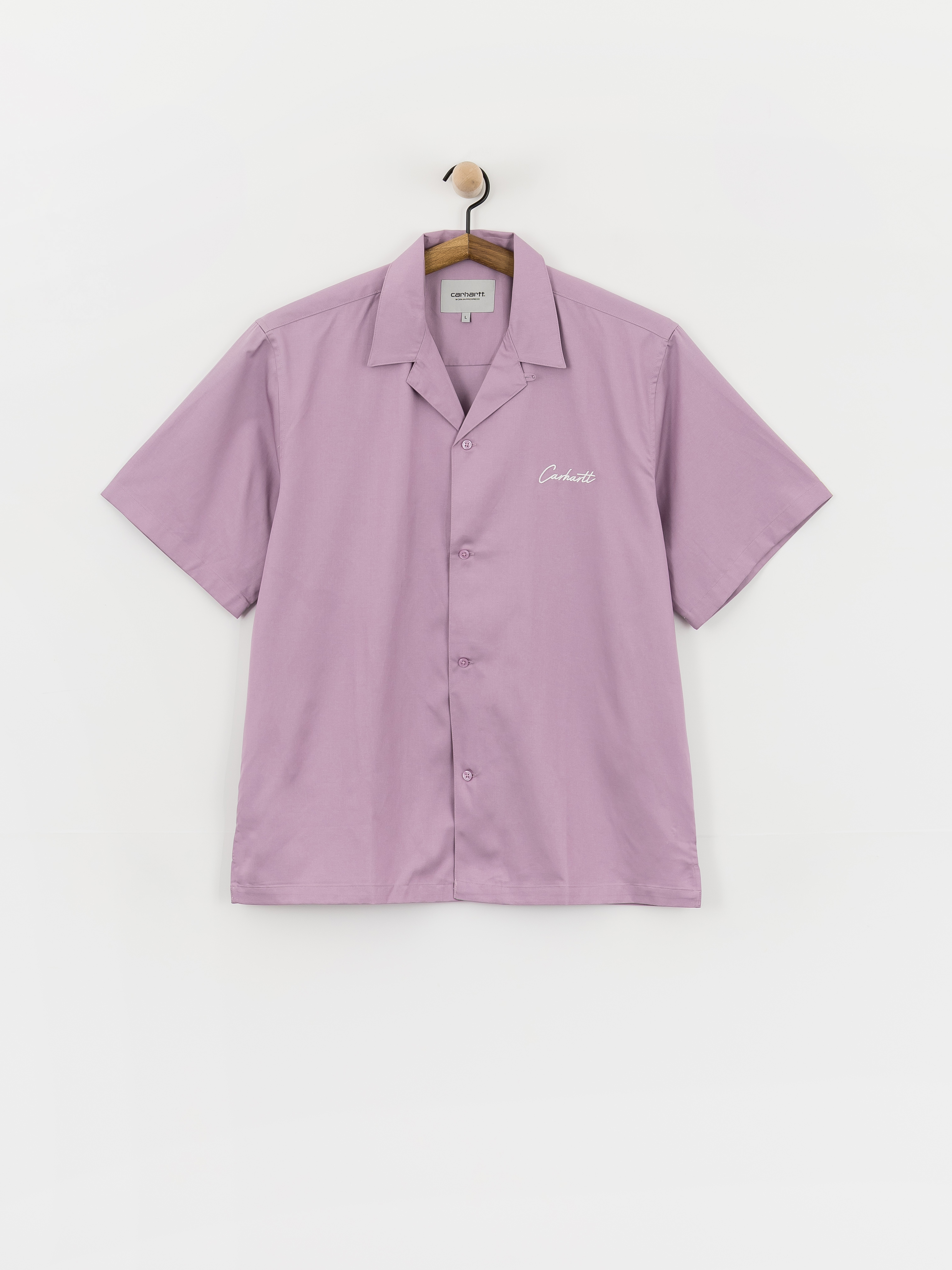 Carhartt WIP Shirt Delray (gentle purple/white)