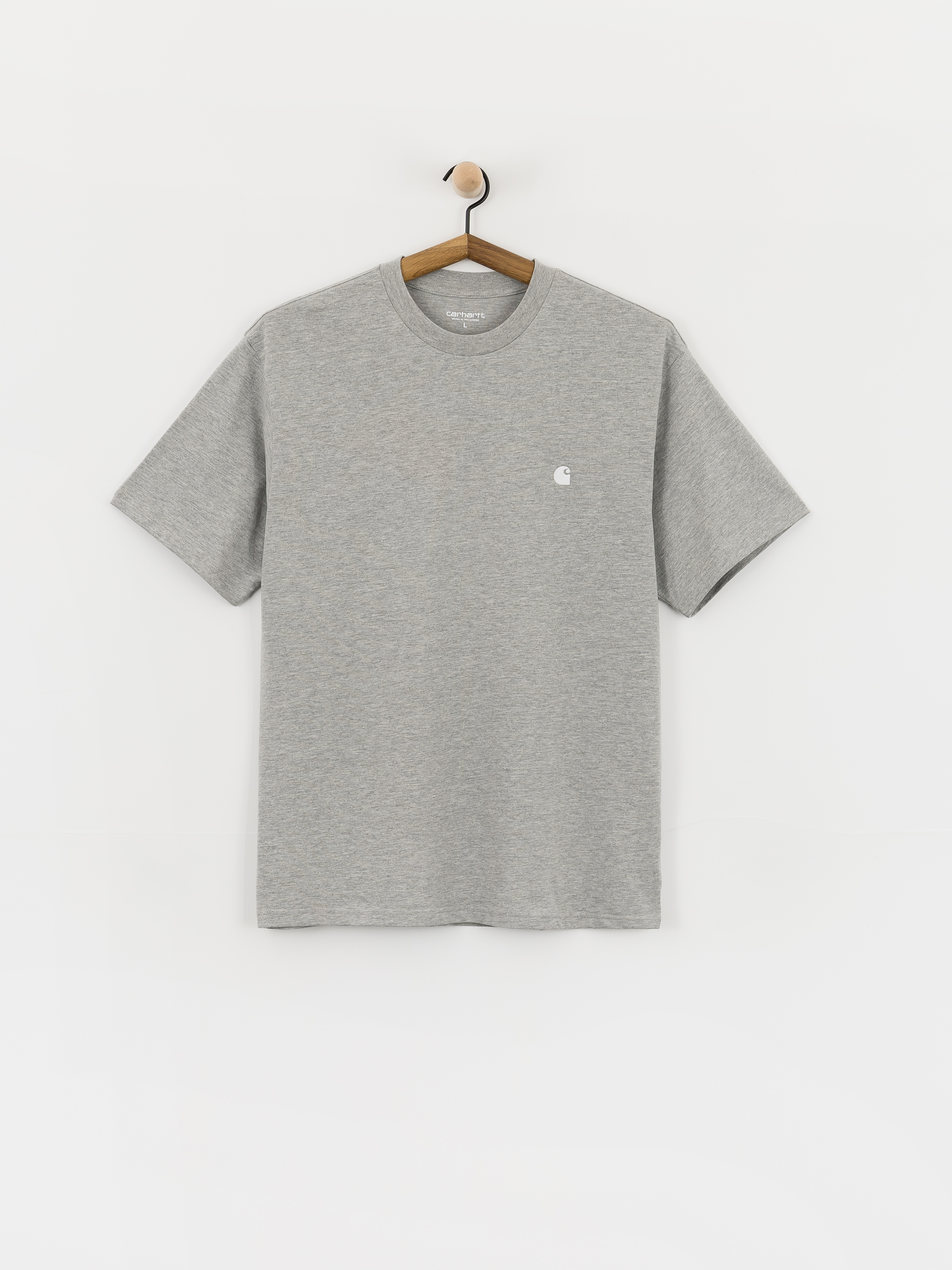 Carhartt WIP T-Shirt Madison (grey heather/white)