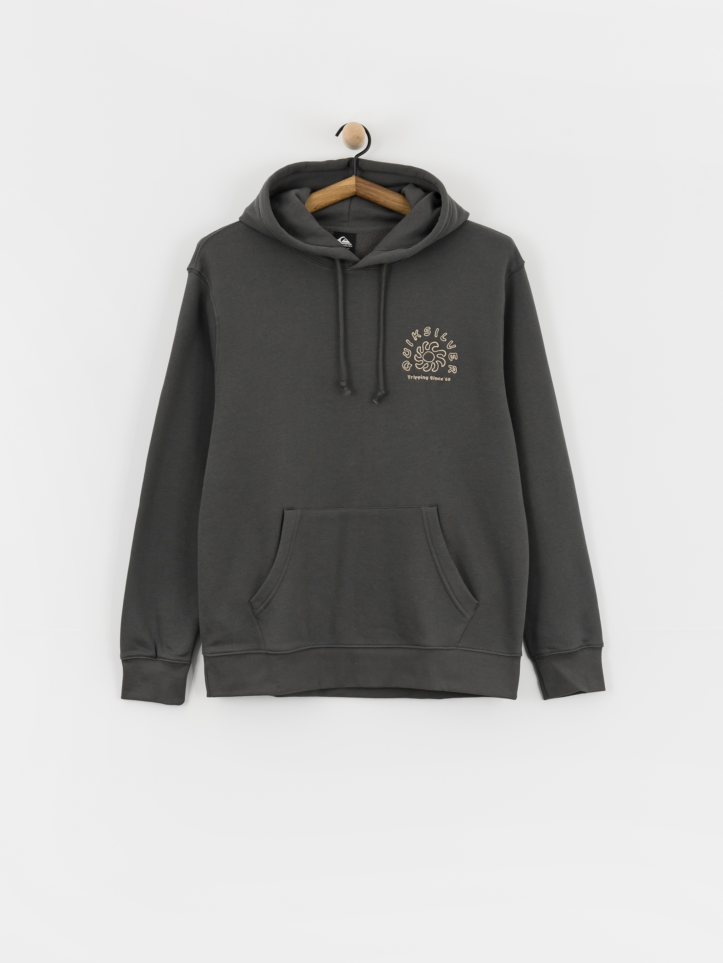 Quiksilver Salt Water Graphic HD Hoodie (iron gate)