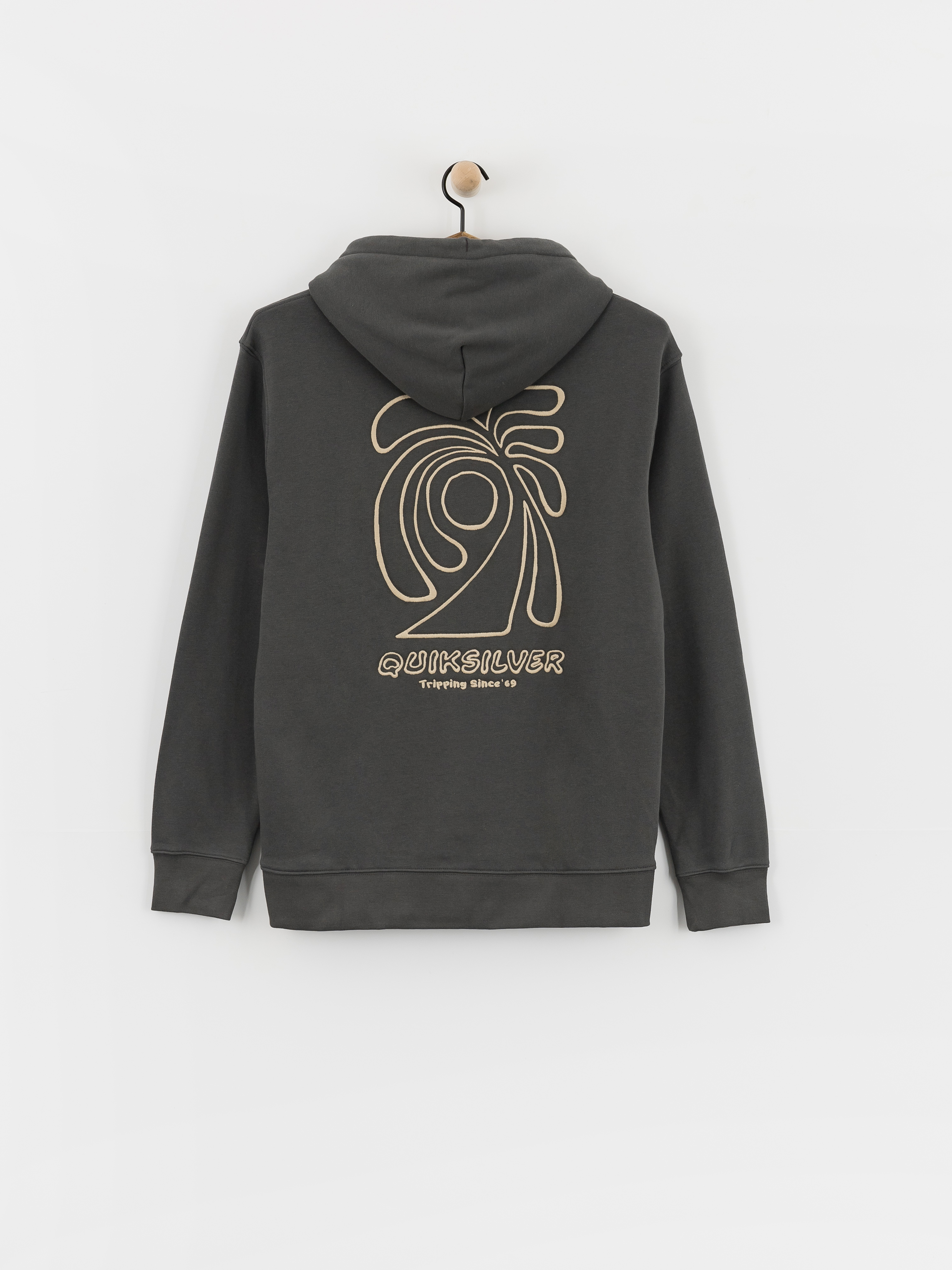 Quiksilver Salt Water Graphic HD Hoodie (iron gate)