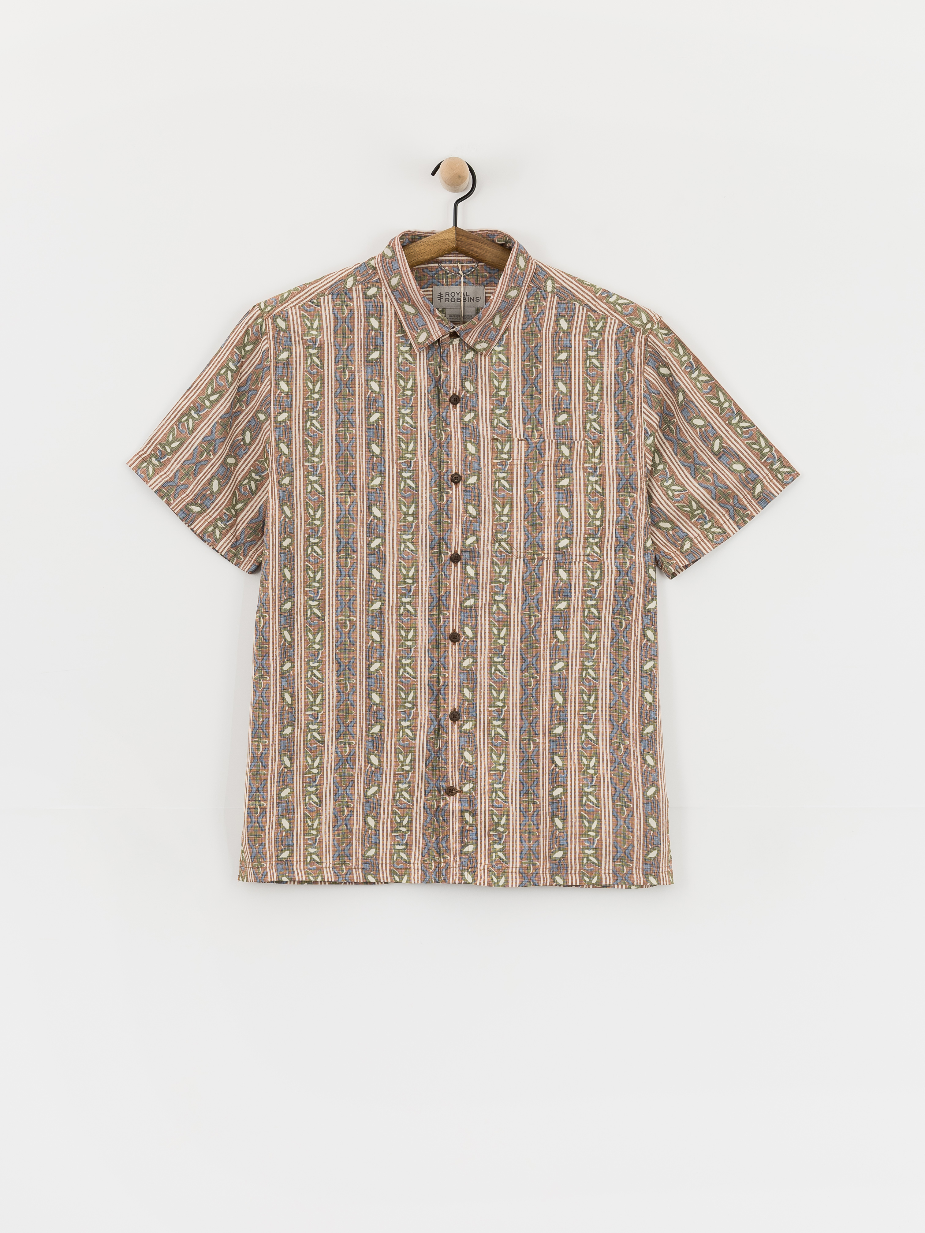 Royal Robbins Camino Pucker Hemd (mahogany botanist pt)